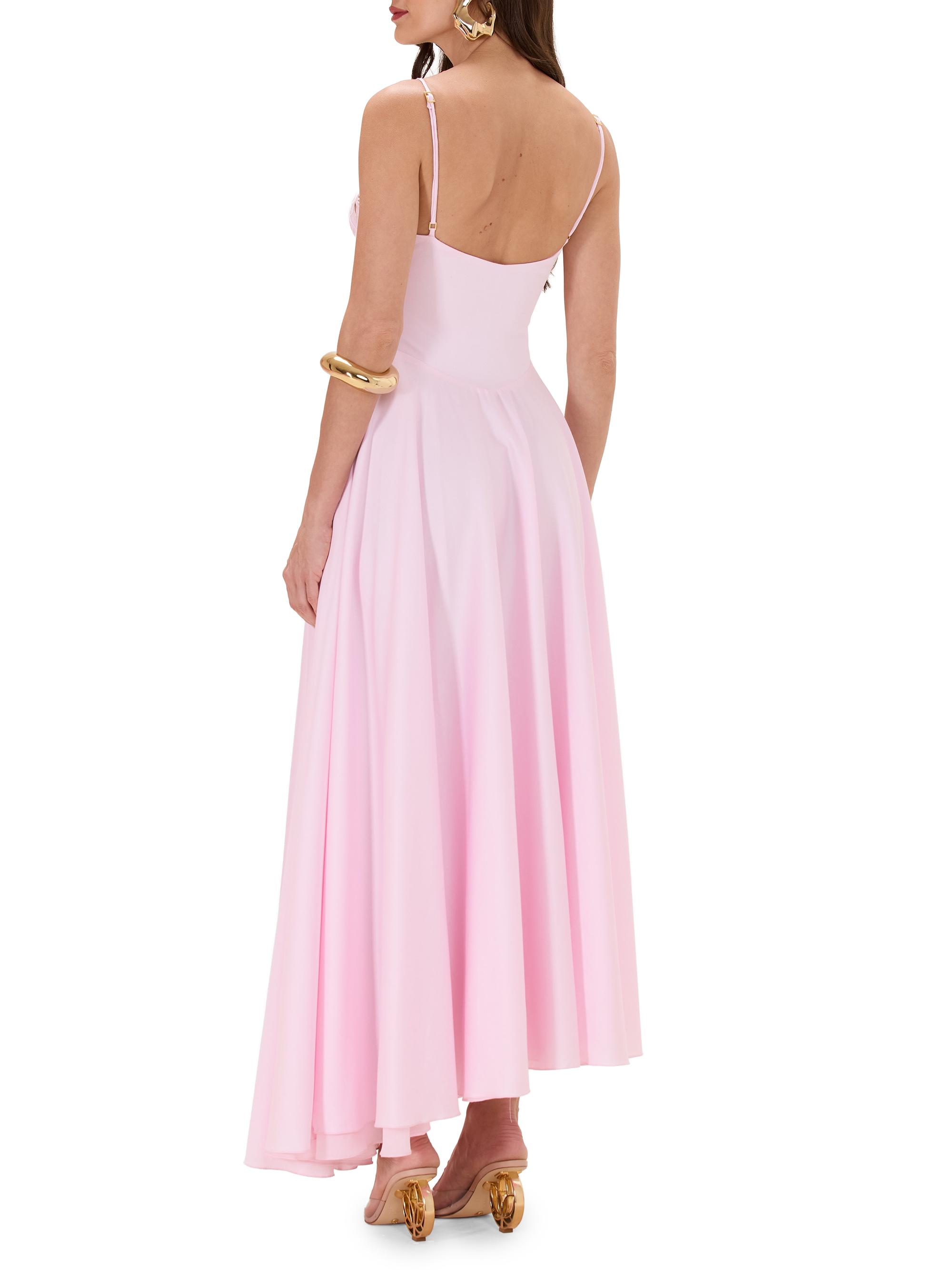 PatBO Women's Lotus Embroidered Maxi Dress - Light Pink | Thumbnail 5
