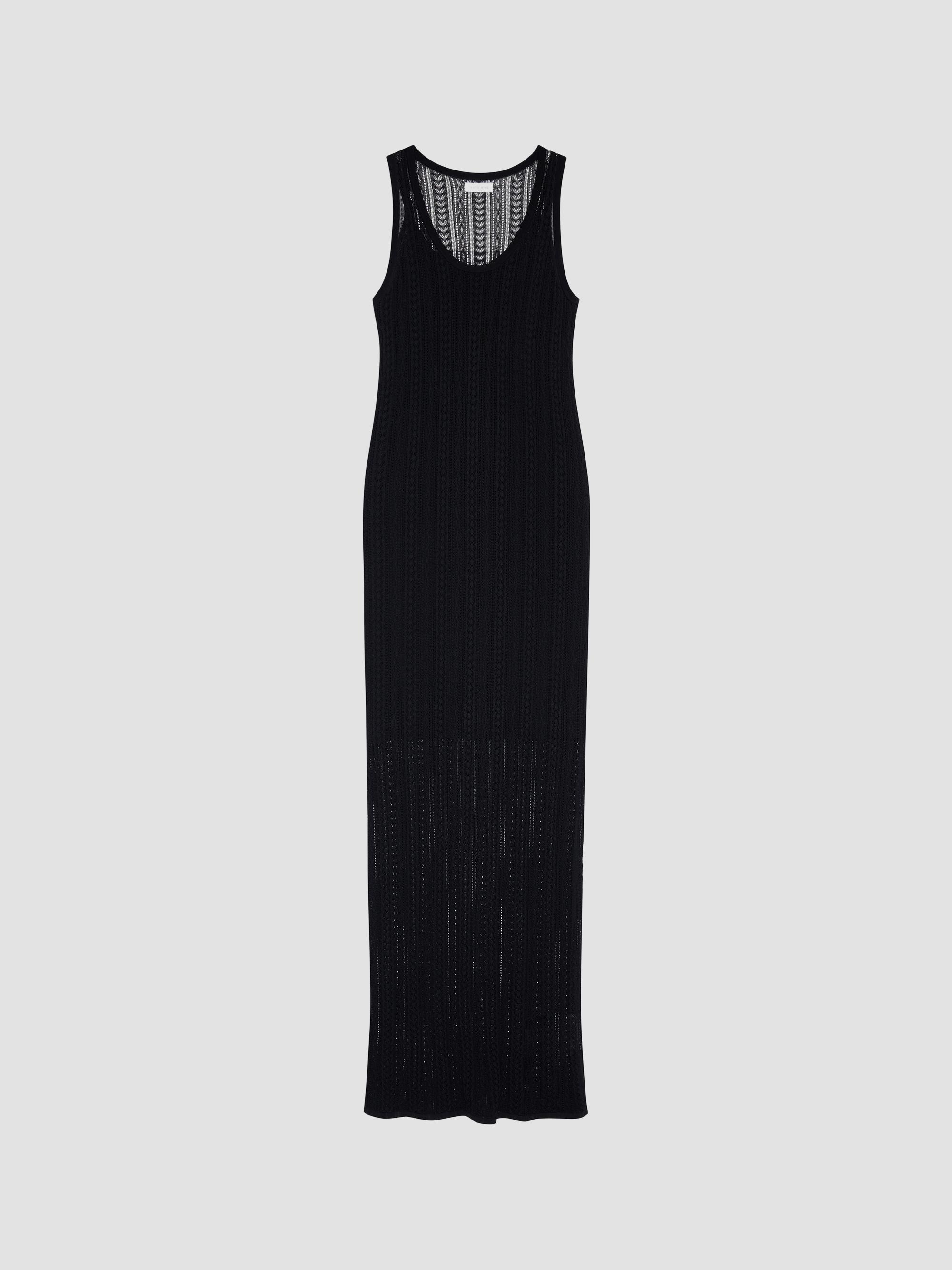 ANINE BING Women's Arie Knit Maxi Dress - Black | Thumbnail 5