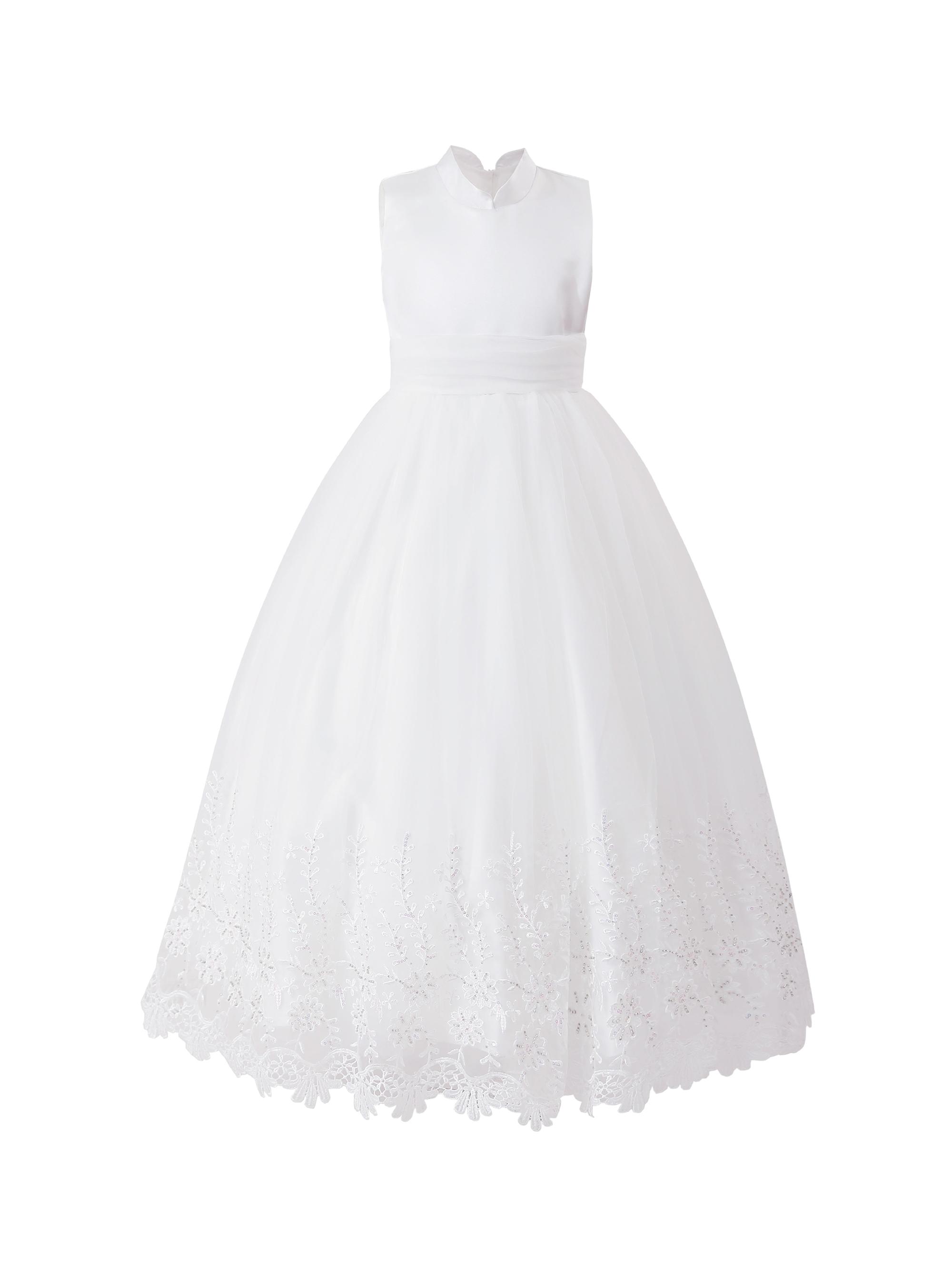 Tulleen Little Girl's & Girl's Alvaria Dress - White
