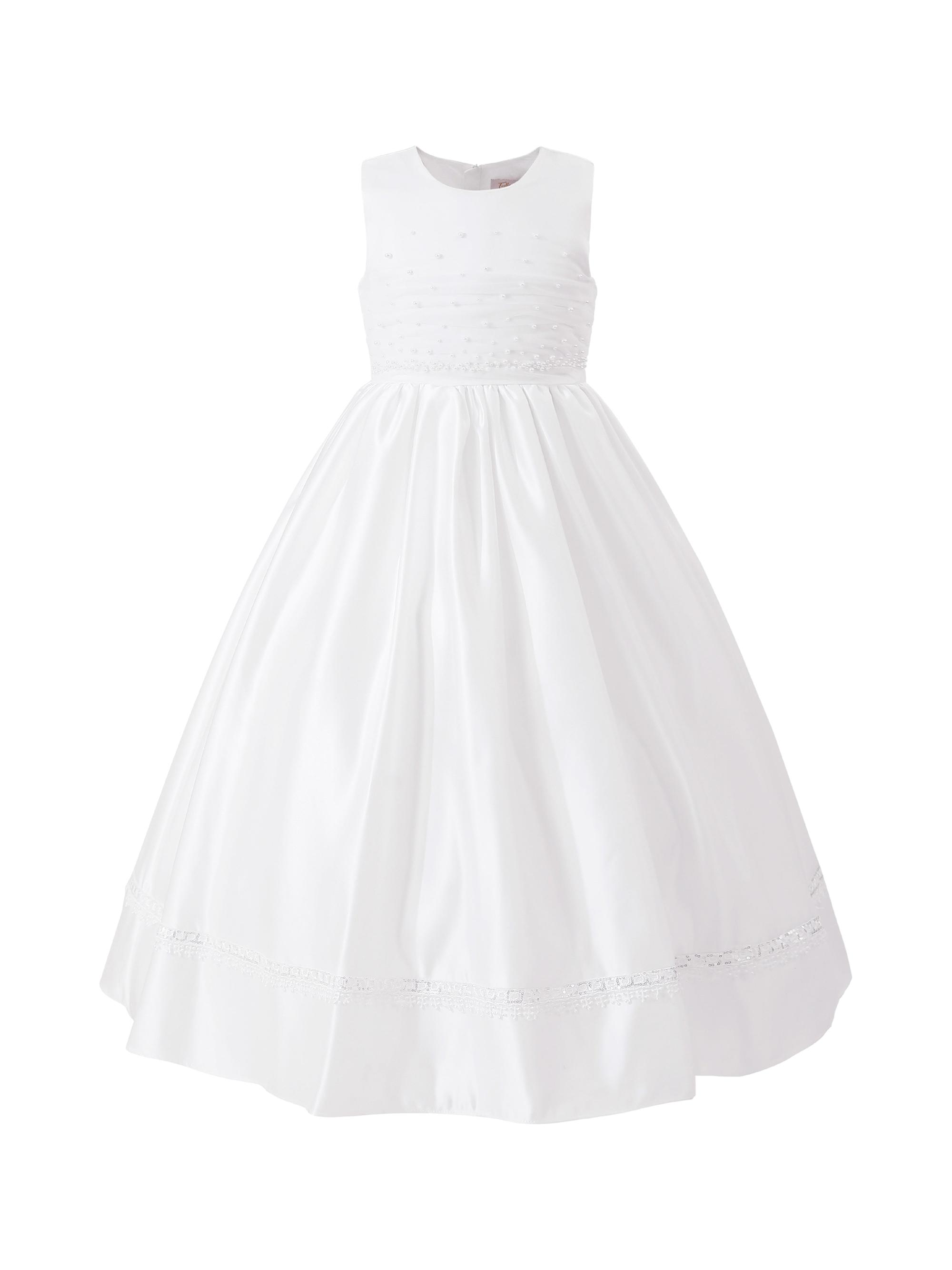 Tulleen Little Girl's & Girl's Sylvarra Dress - White