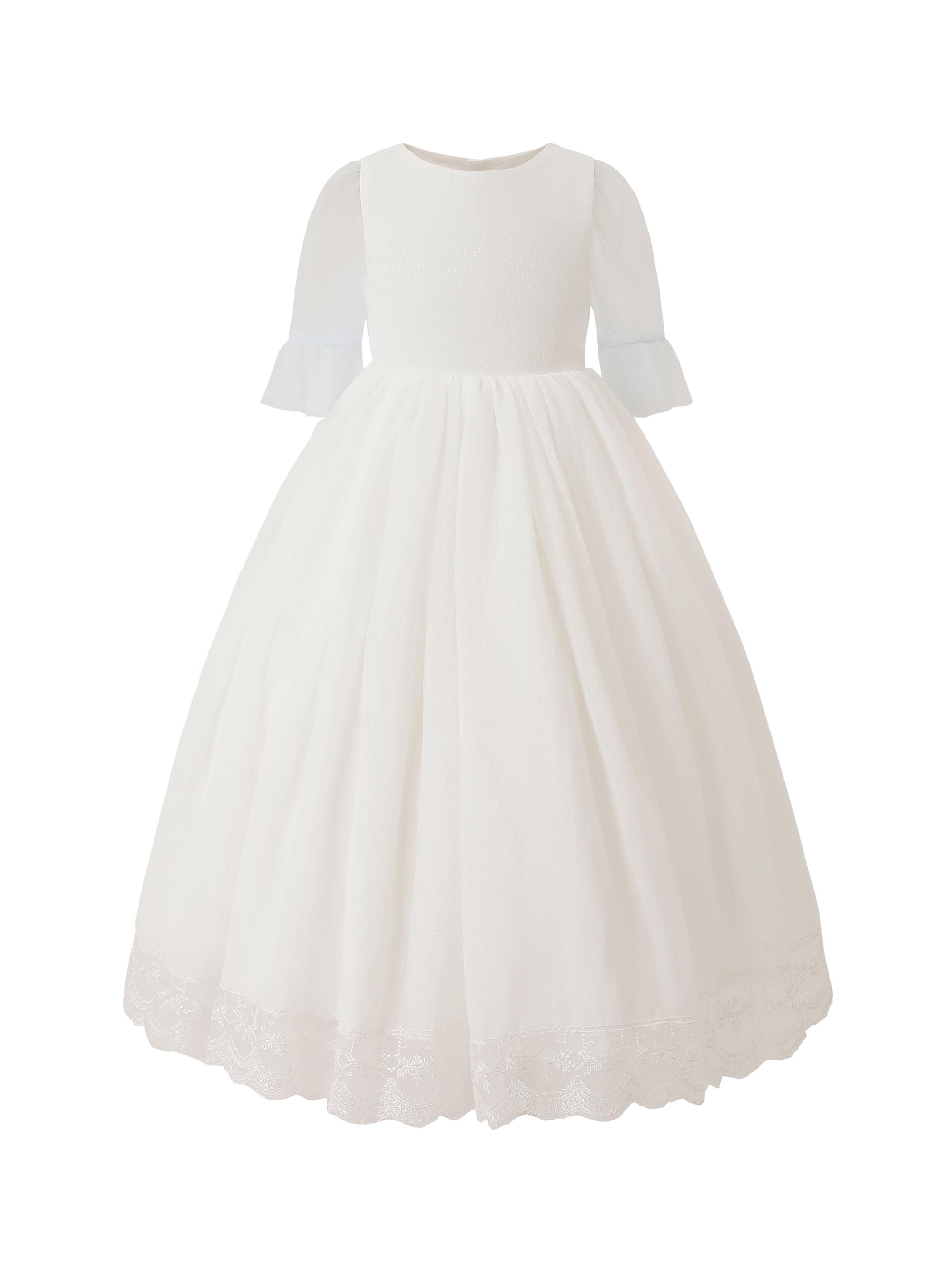 Tulleen Litlle Girl's & Girl's Montessa Dress - White