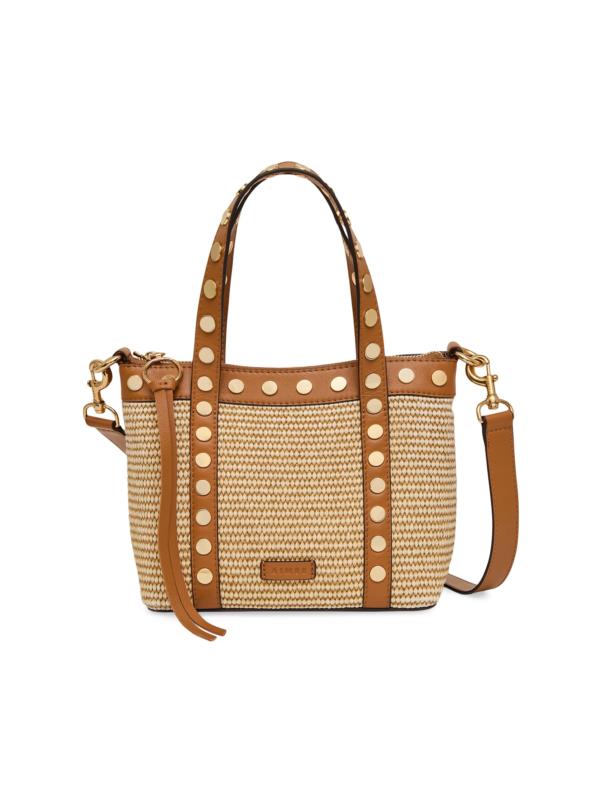 Aimee Kestenberg Women's Jagger Mini Top-Handle Bag - Raffia Latte