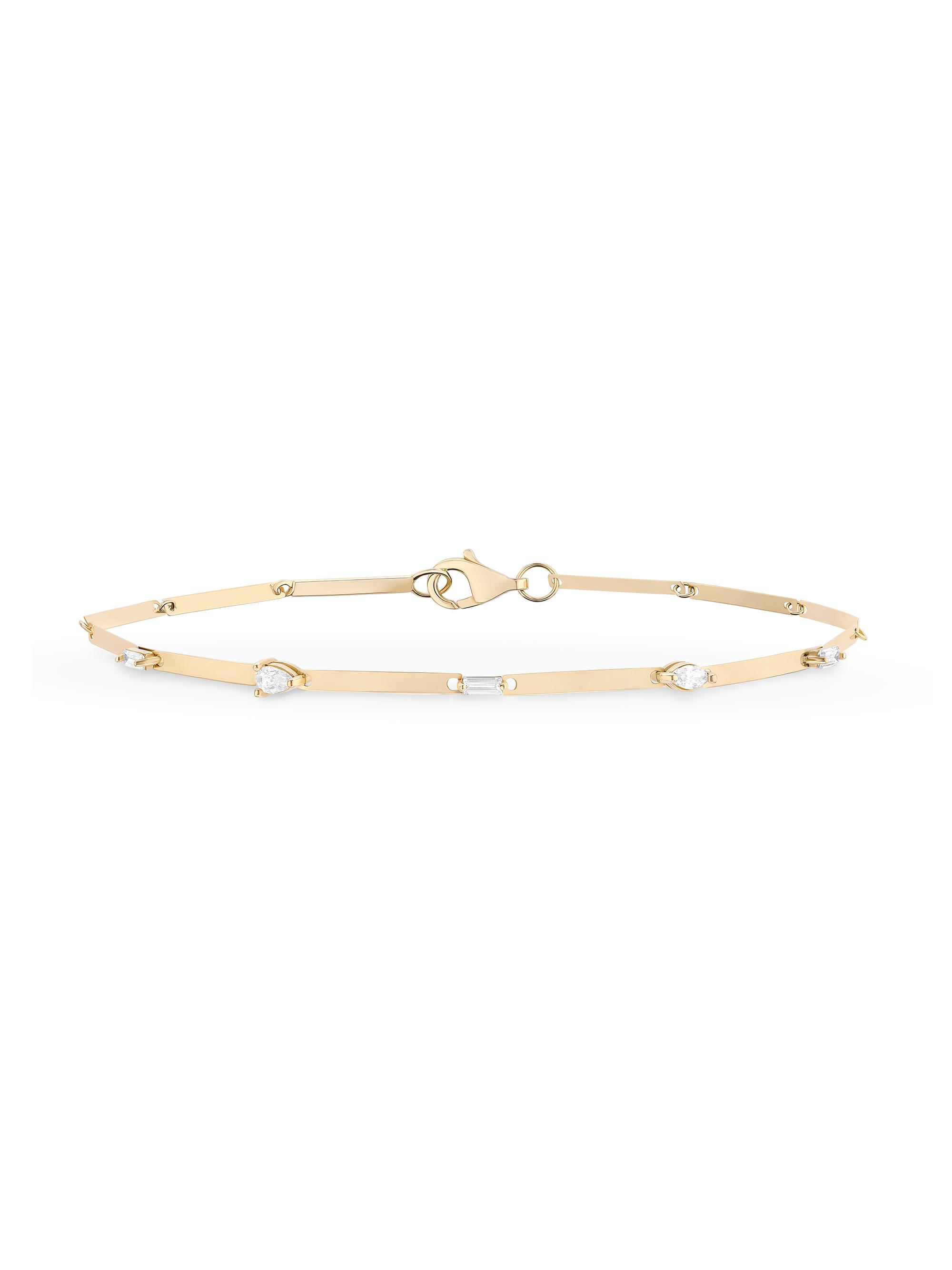 Lana Women's Fancies 14K Yellow Gold & 0.20 TCW Diamond Station Bracelet - Yellow Gold