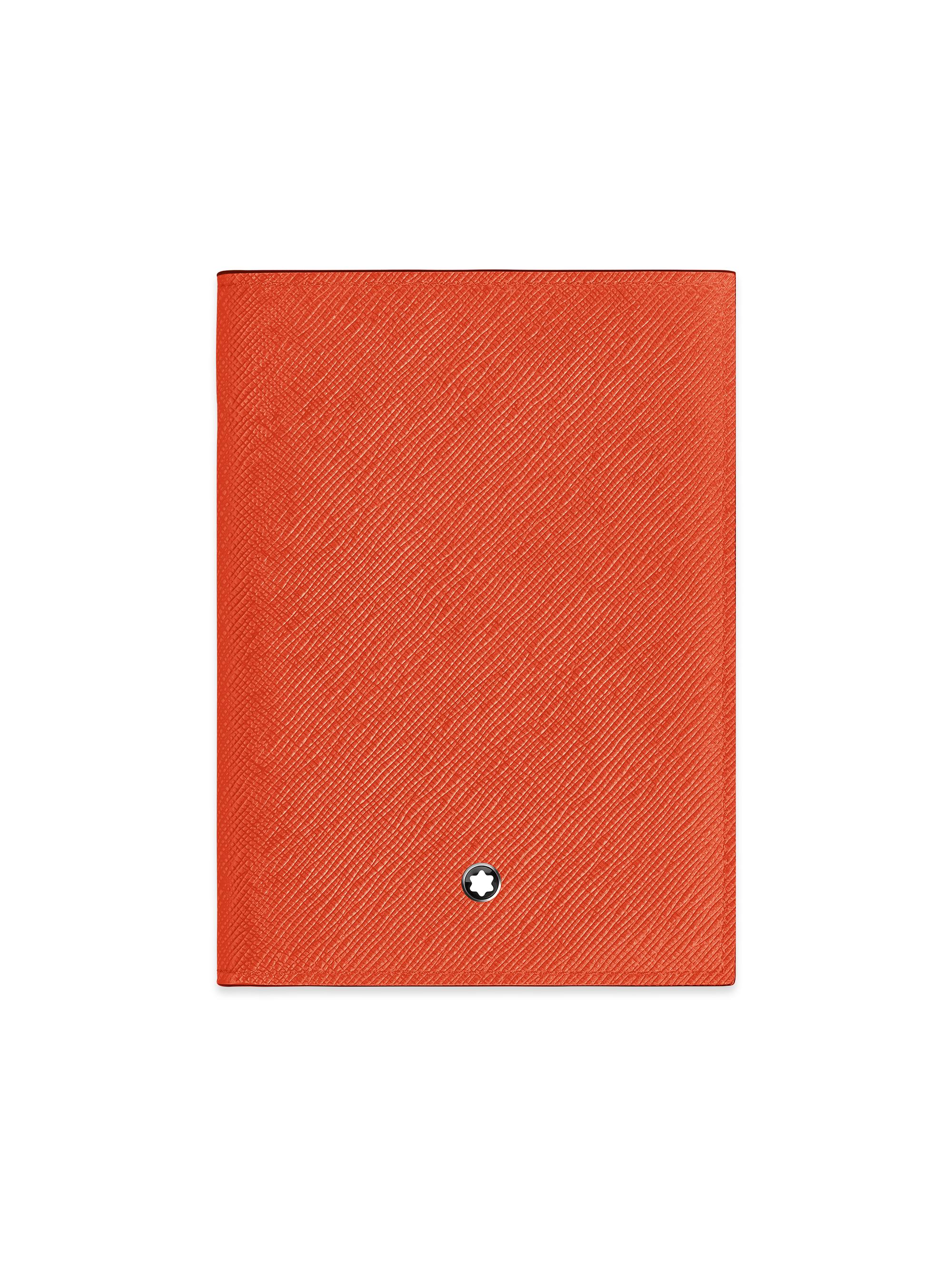 Montblanc Sartorial Leather Passport Holder - Orange