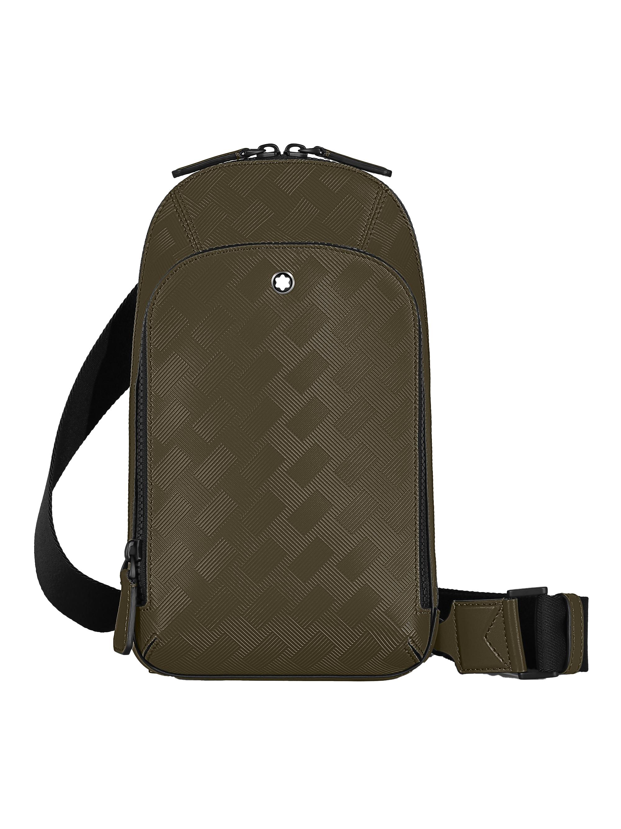 Montblanc Men's Extreme 3.0  Leather Crossbody Bag - Green