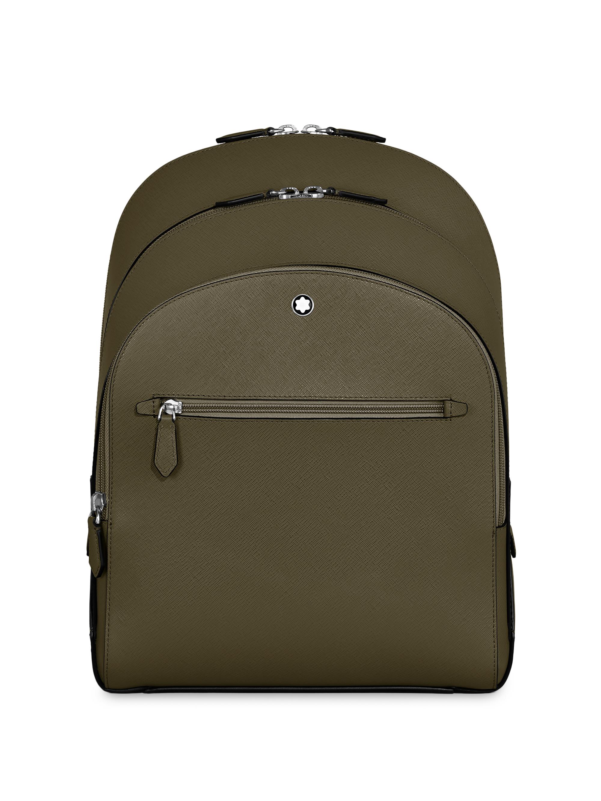 Montblanc Men's Sartorial Leather Backpack - Green