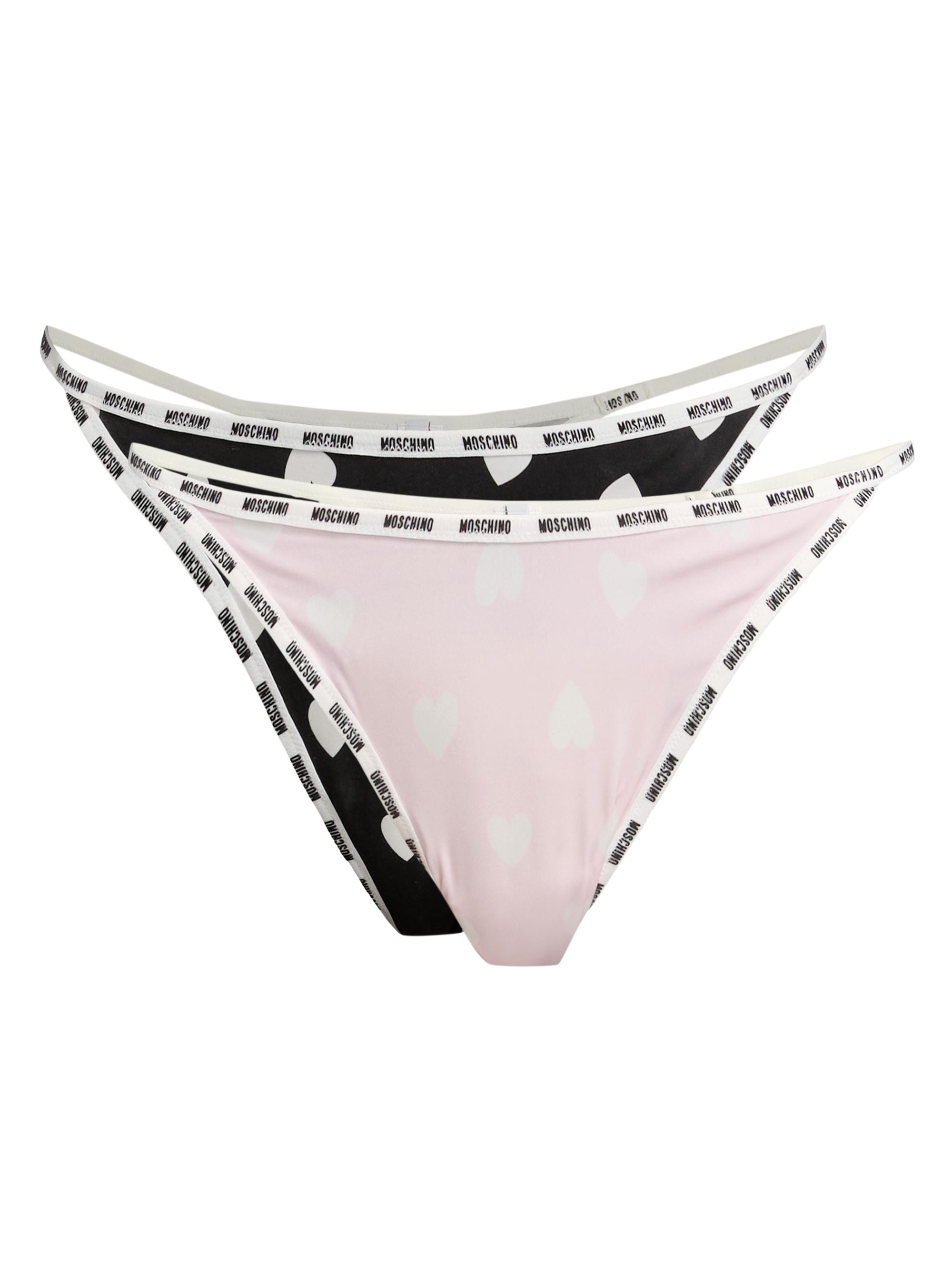 Moschino Women's 2-Pack Printed Thong Set