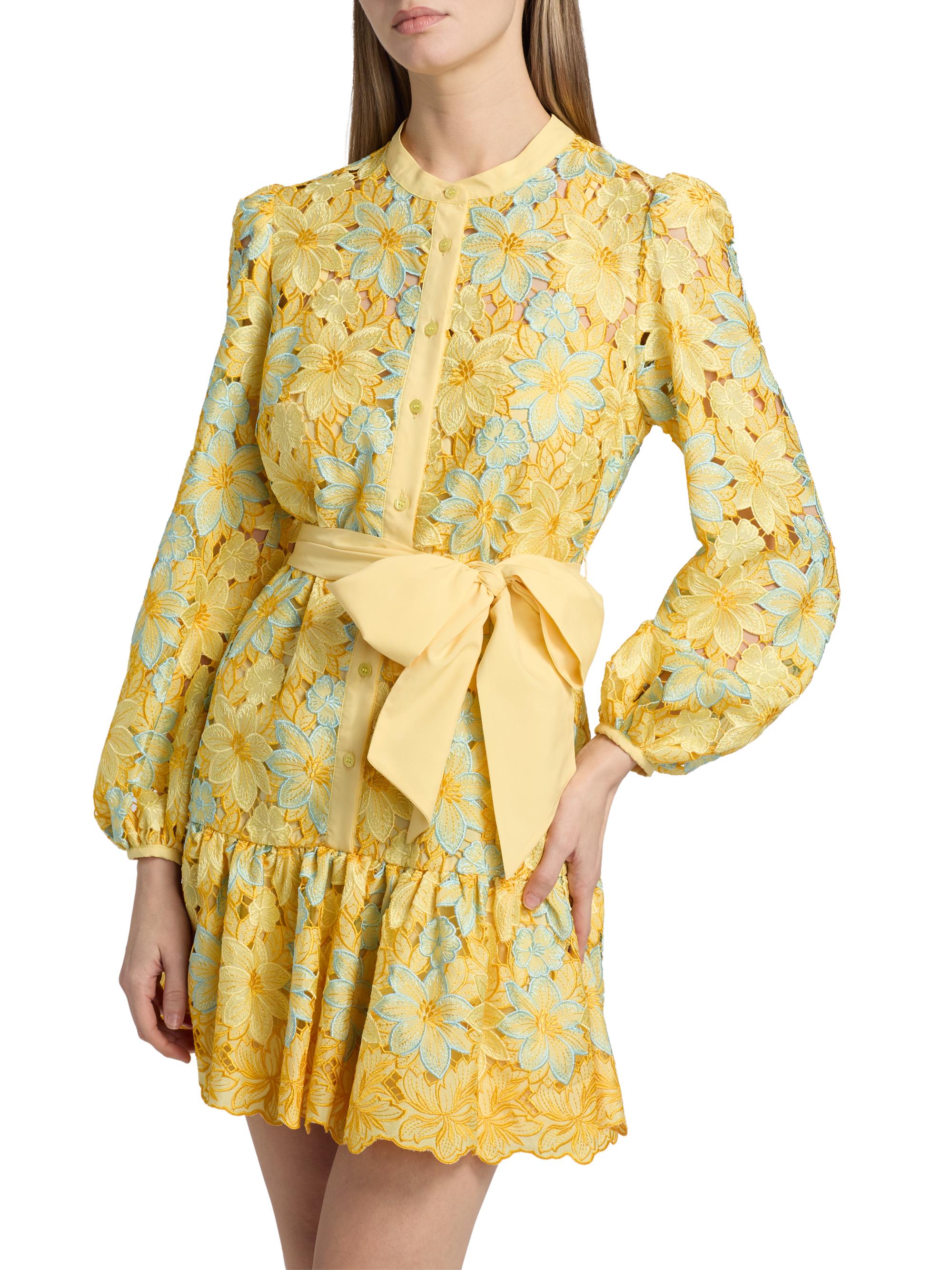 blossom ballet strapless mini dress yellow Mazie Strapless Mini Dress