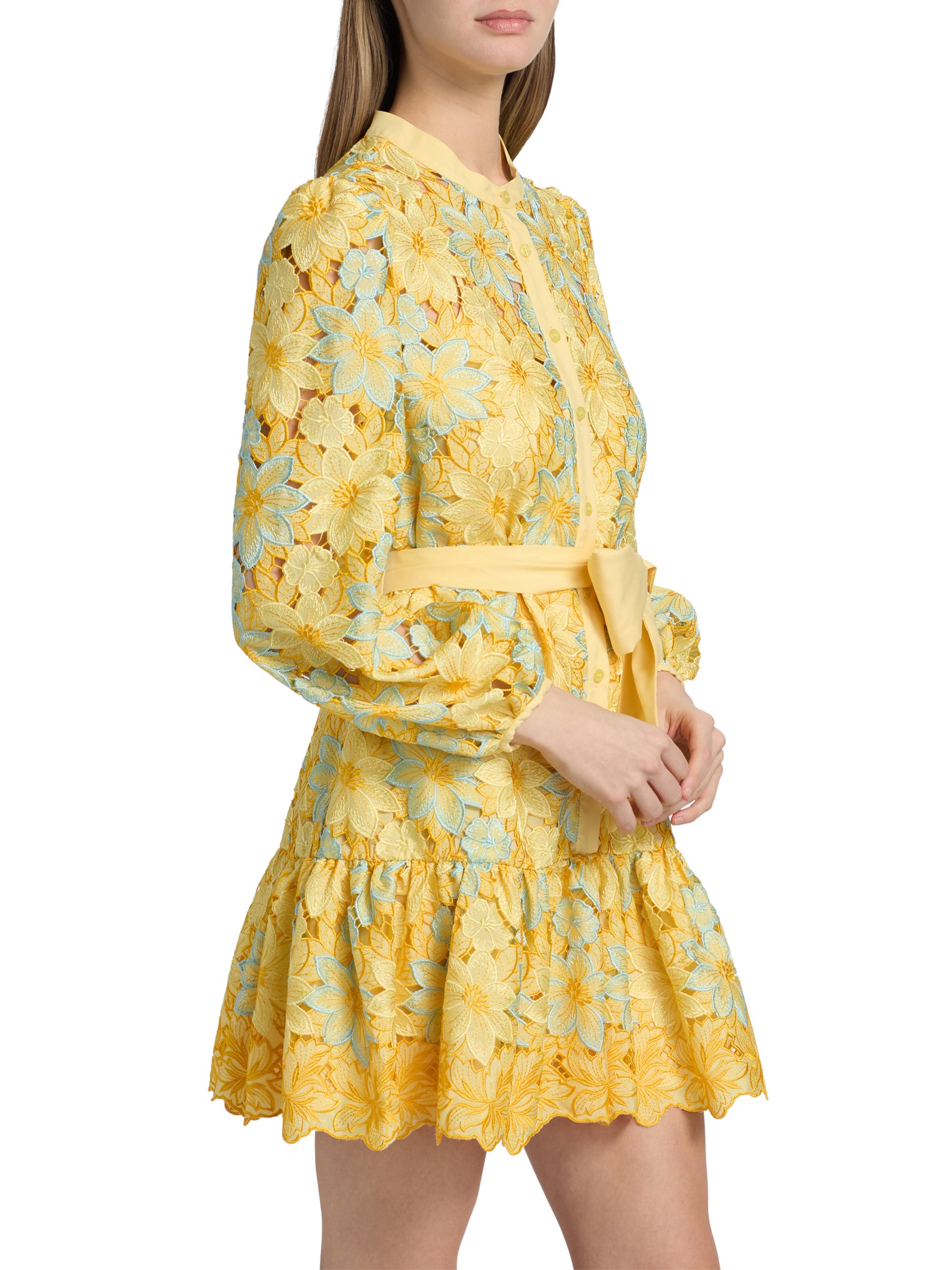 mini pleated shirt dress English Factory