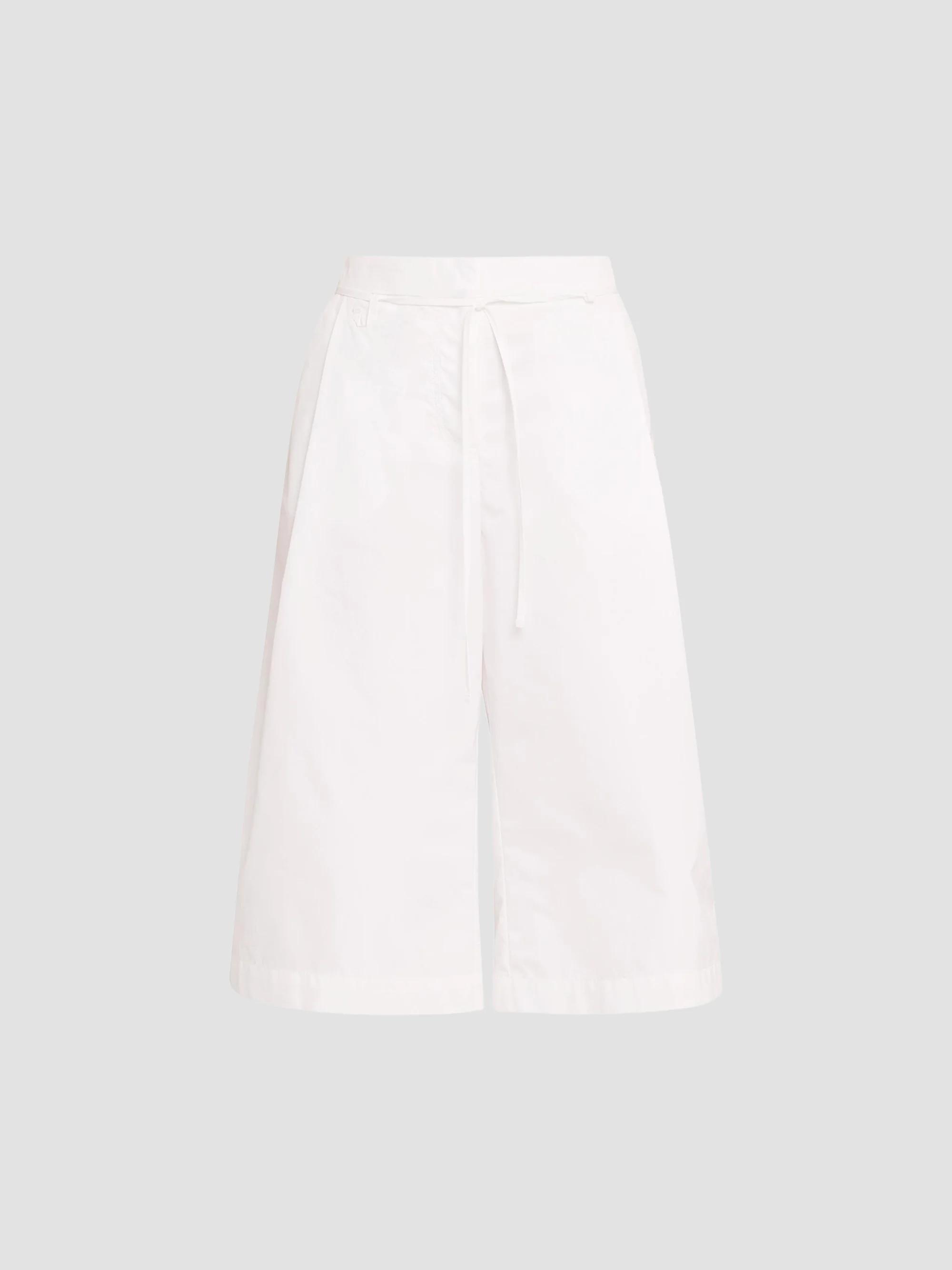 JACQUEMUS ショートパンツ ホワイト Jacquemus Drawstring Cotton Shorts | Saks Fifth Avenue