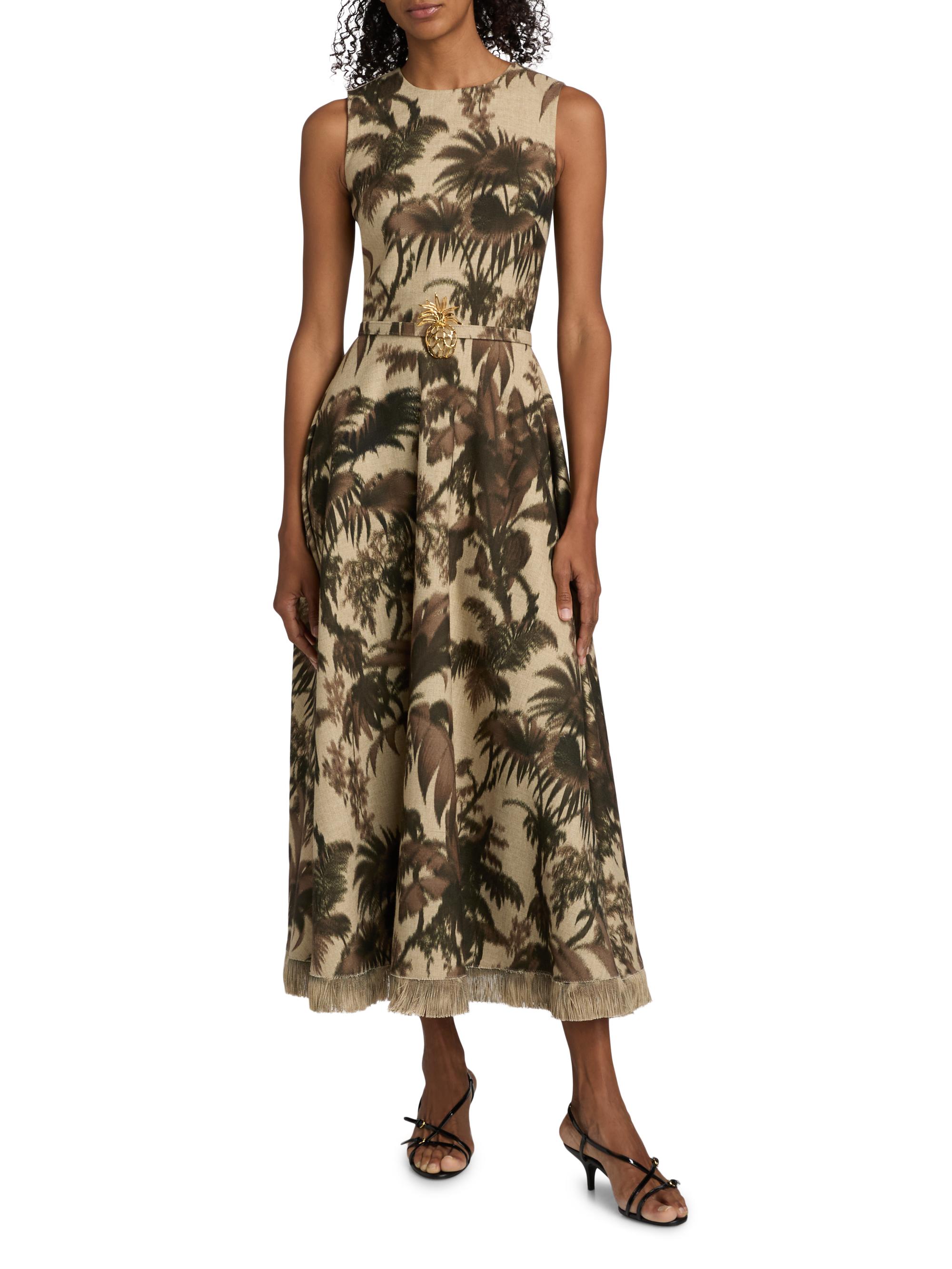 crepe de chine midi dress Weekend Max Mara | Woman - Printed crepe de chine dress - Pink