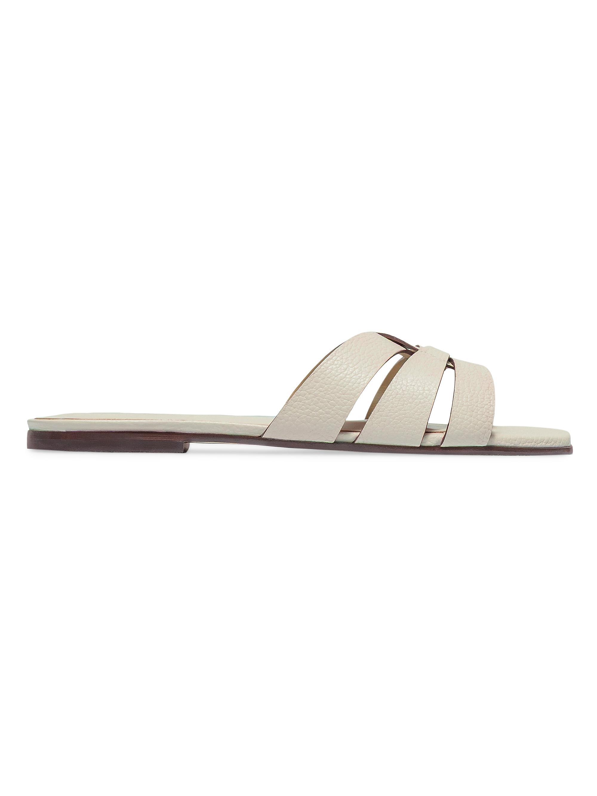 Bernardo Women's Oxford Slip-On Sandals - Eggshell