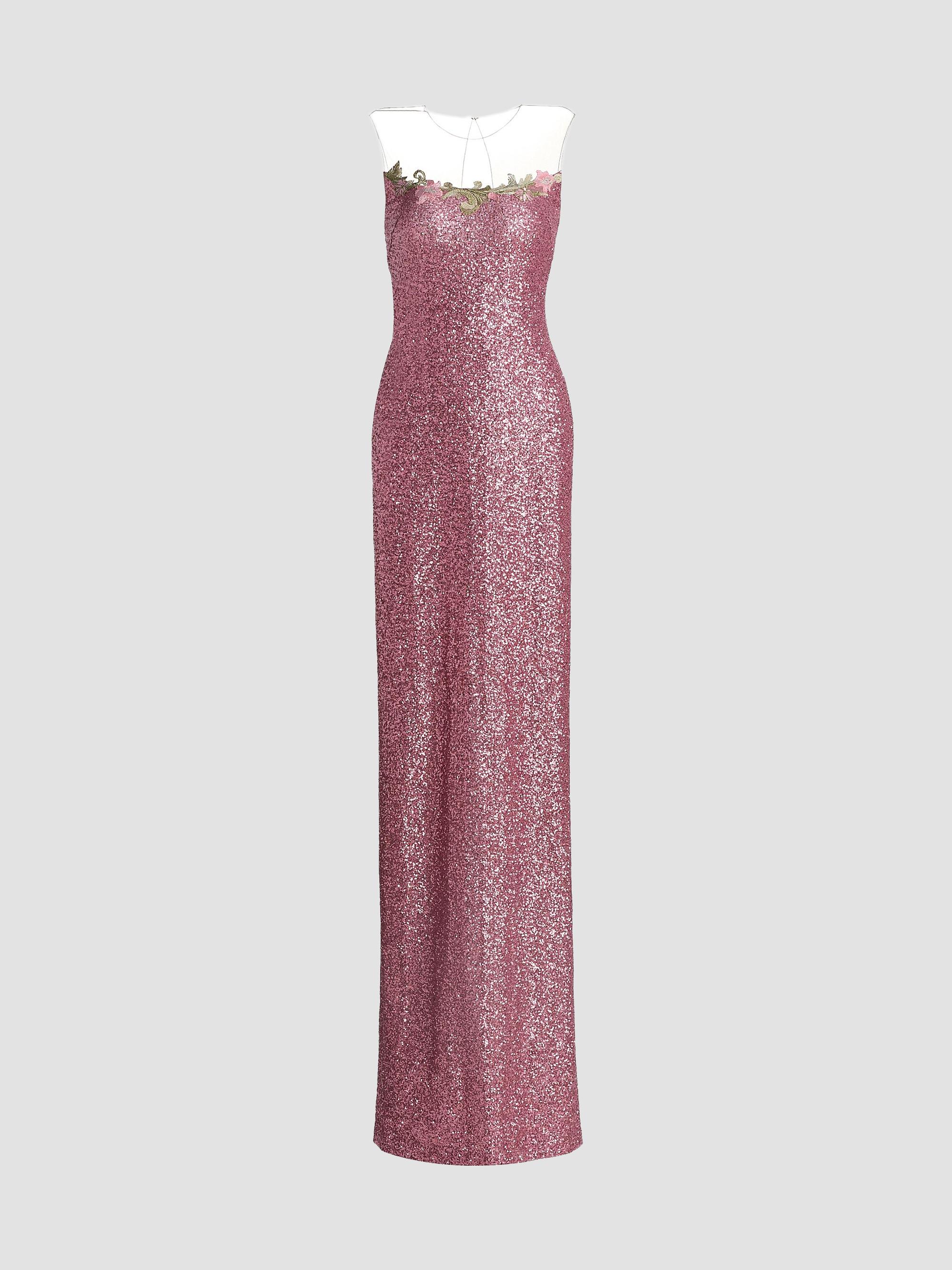 naeem khan pink dress Naeem Khan Spring 2026 Look 9