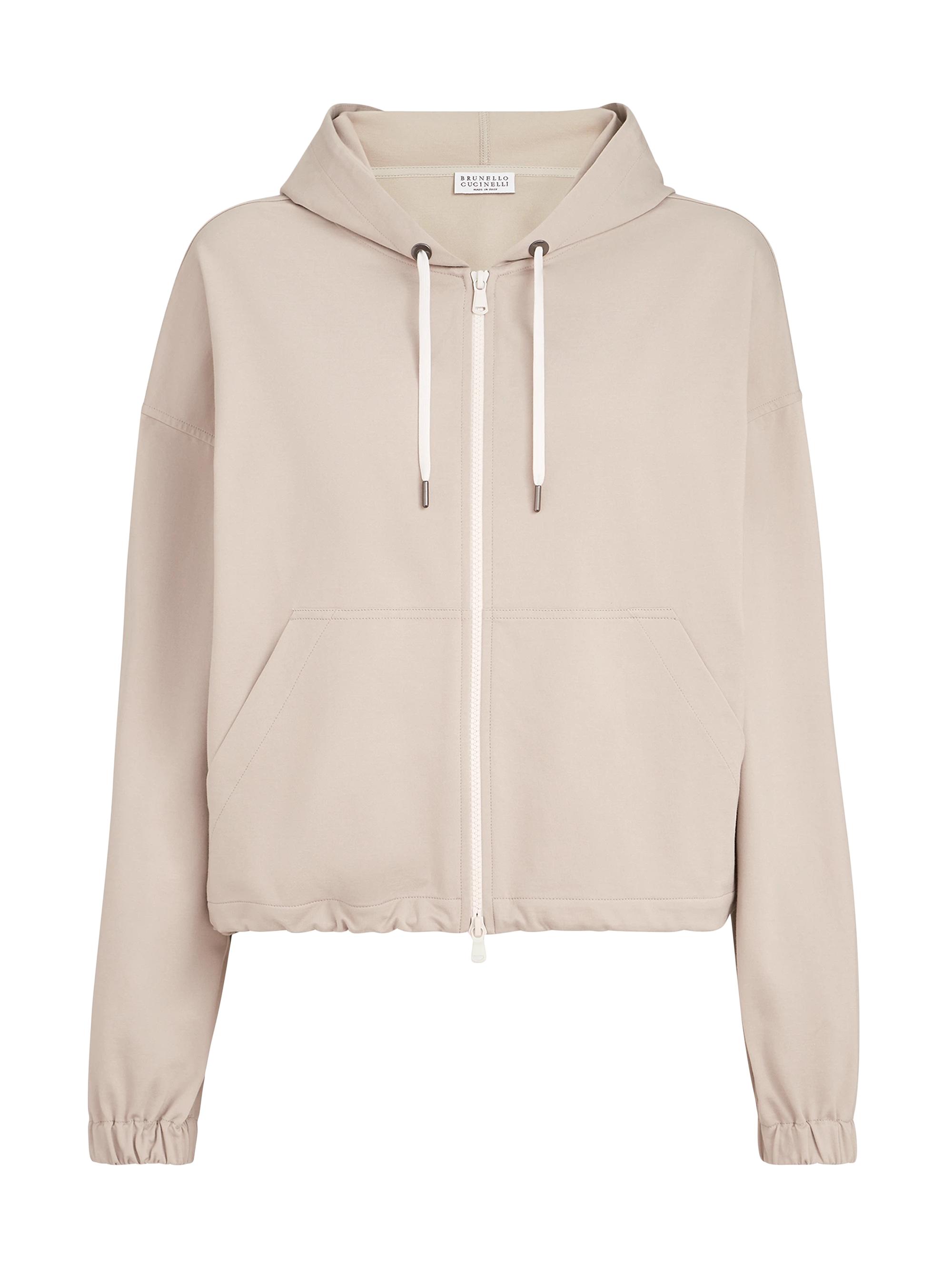 Brunello Cucinelli Women's Couture Interlock Hooded Sweatshirt - Beige
