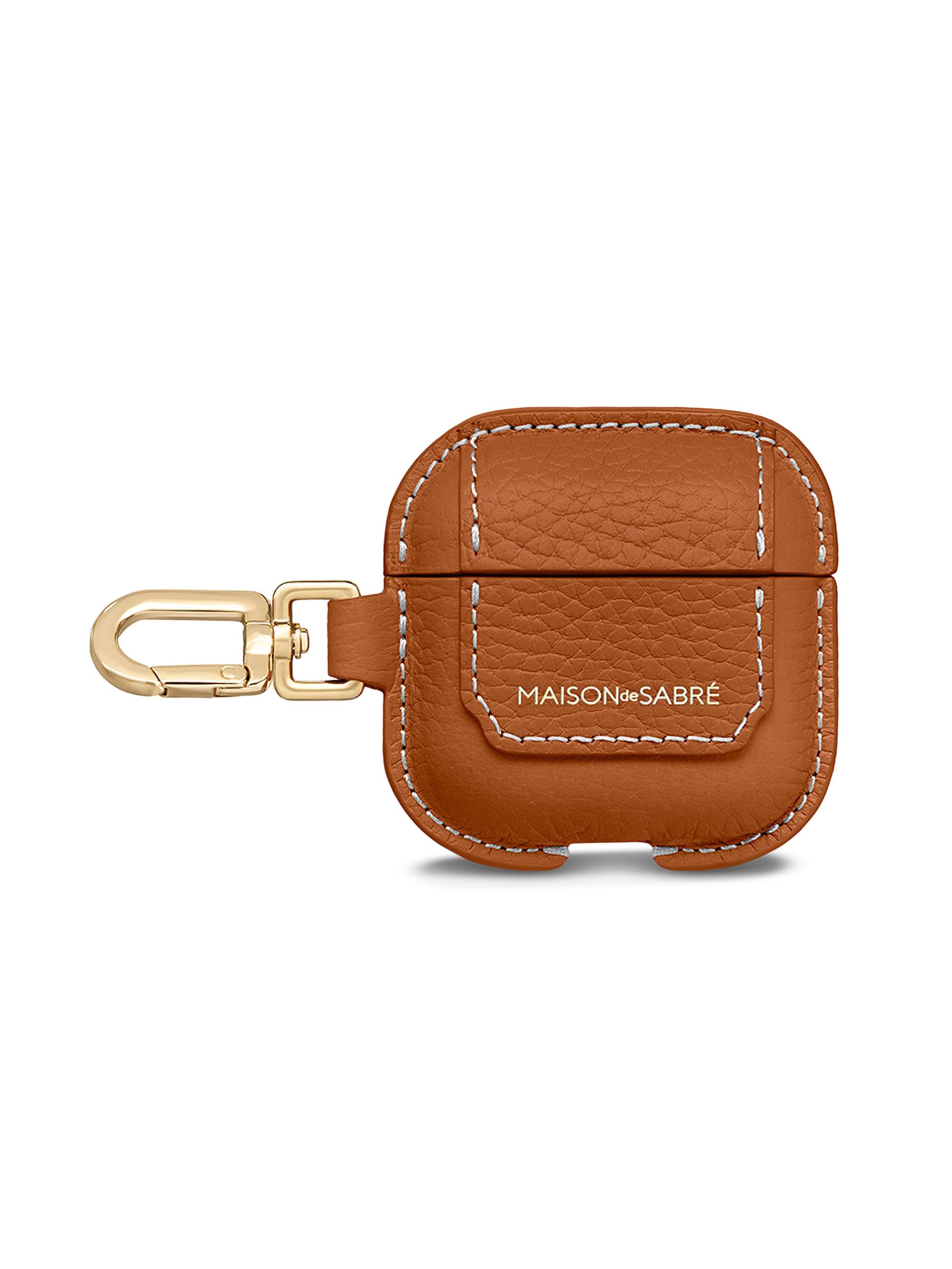 Maison de Sabre Women's The AirPods 4 Case Charm - Pecan Brown