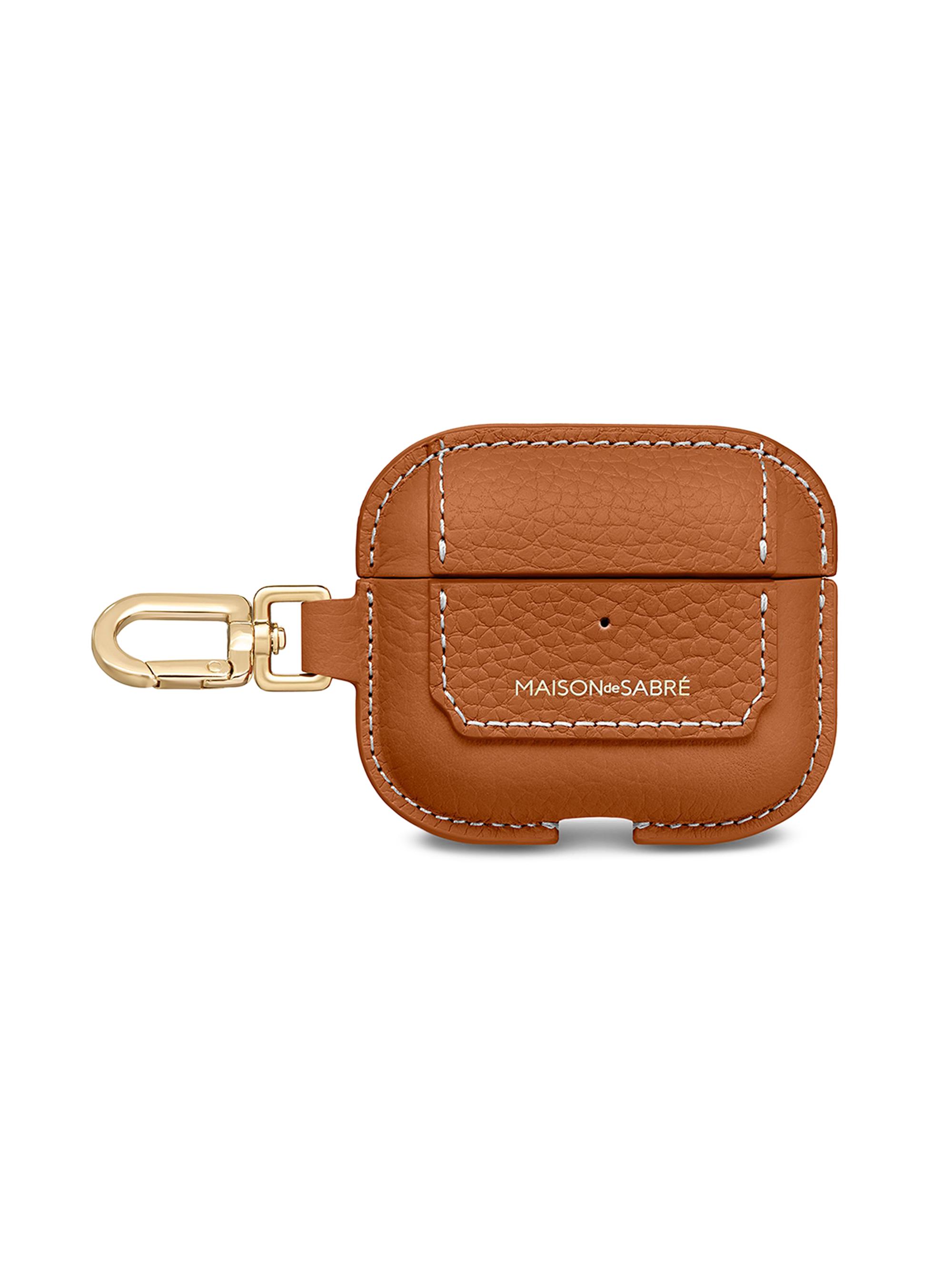 Maison de Sabre Women's The AirPods Pro 3 Case Charm - Pecan Brown
