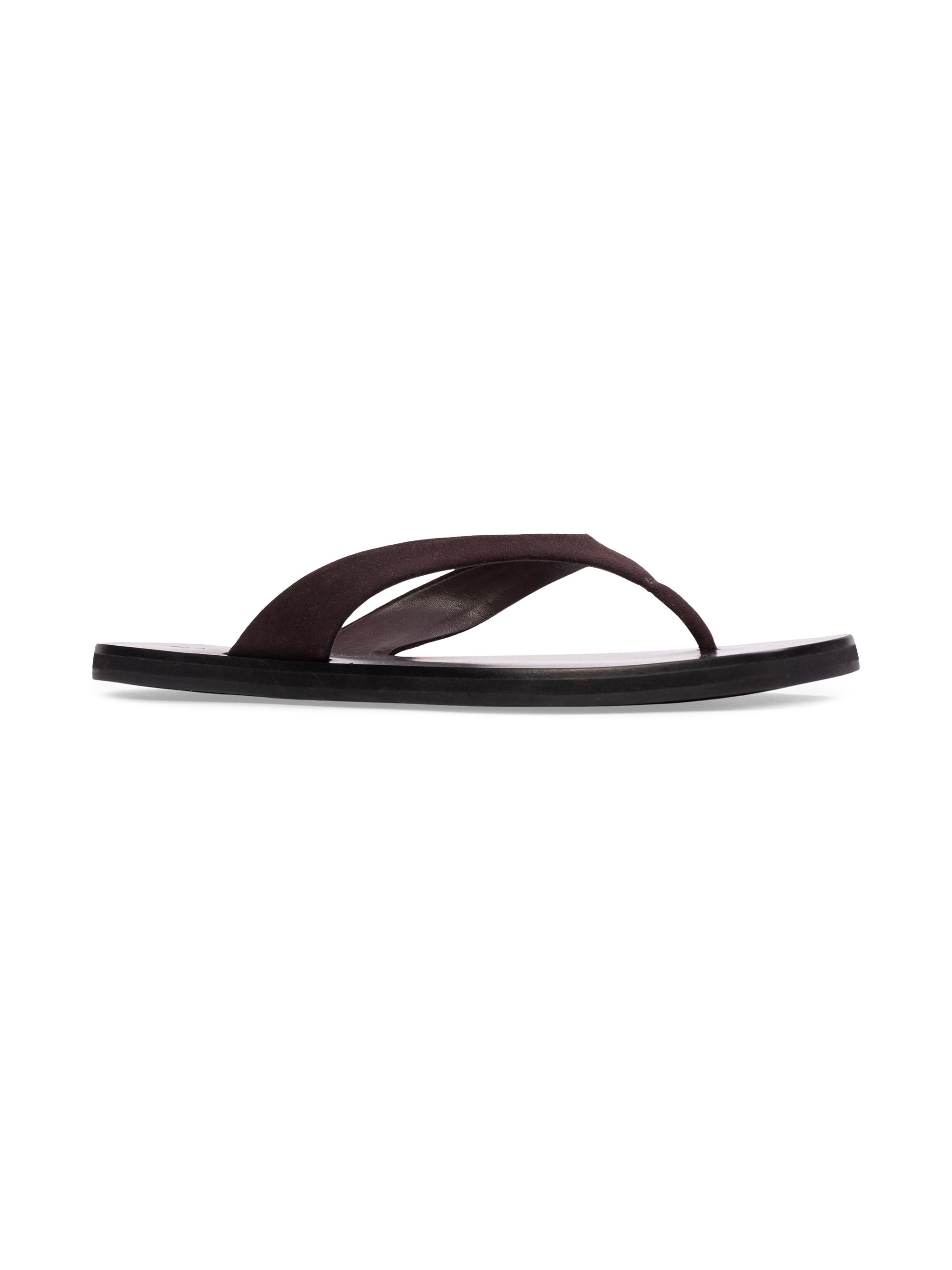 Black Suede Studio Women's Bae Suede Sandals - Hot Fudge Suede