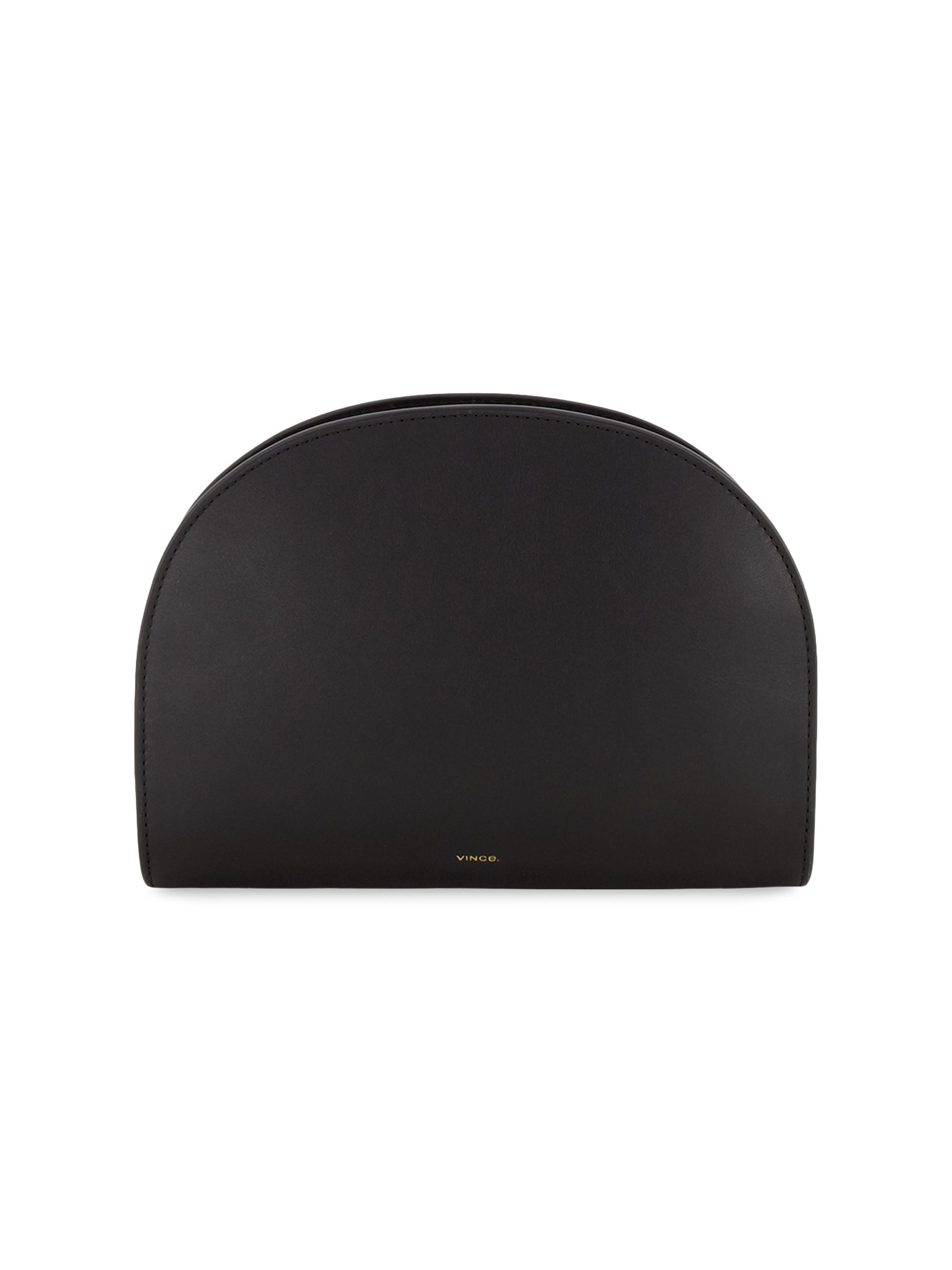 Vince Women's Demma Micro Leather Crossbody Bag - Black
