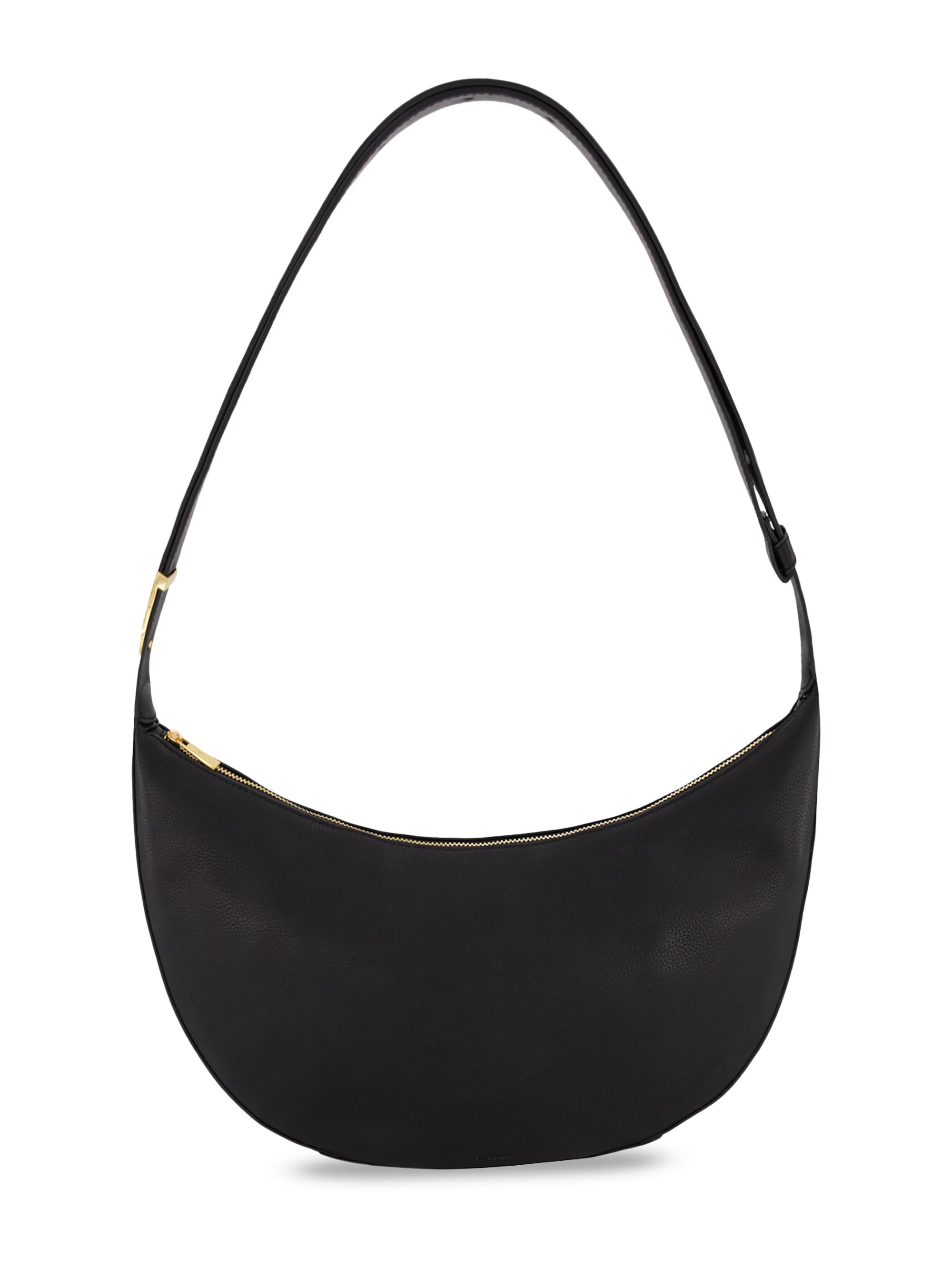 【未使用級】JIMMY CHOO Diamond Hobo/s Black Diamond Hobo/S | Black Leather Shoulder Bag | JIMMY CHOO AU