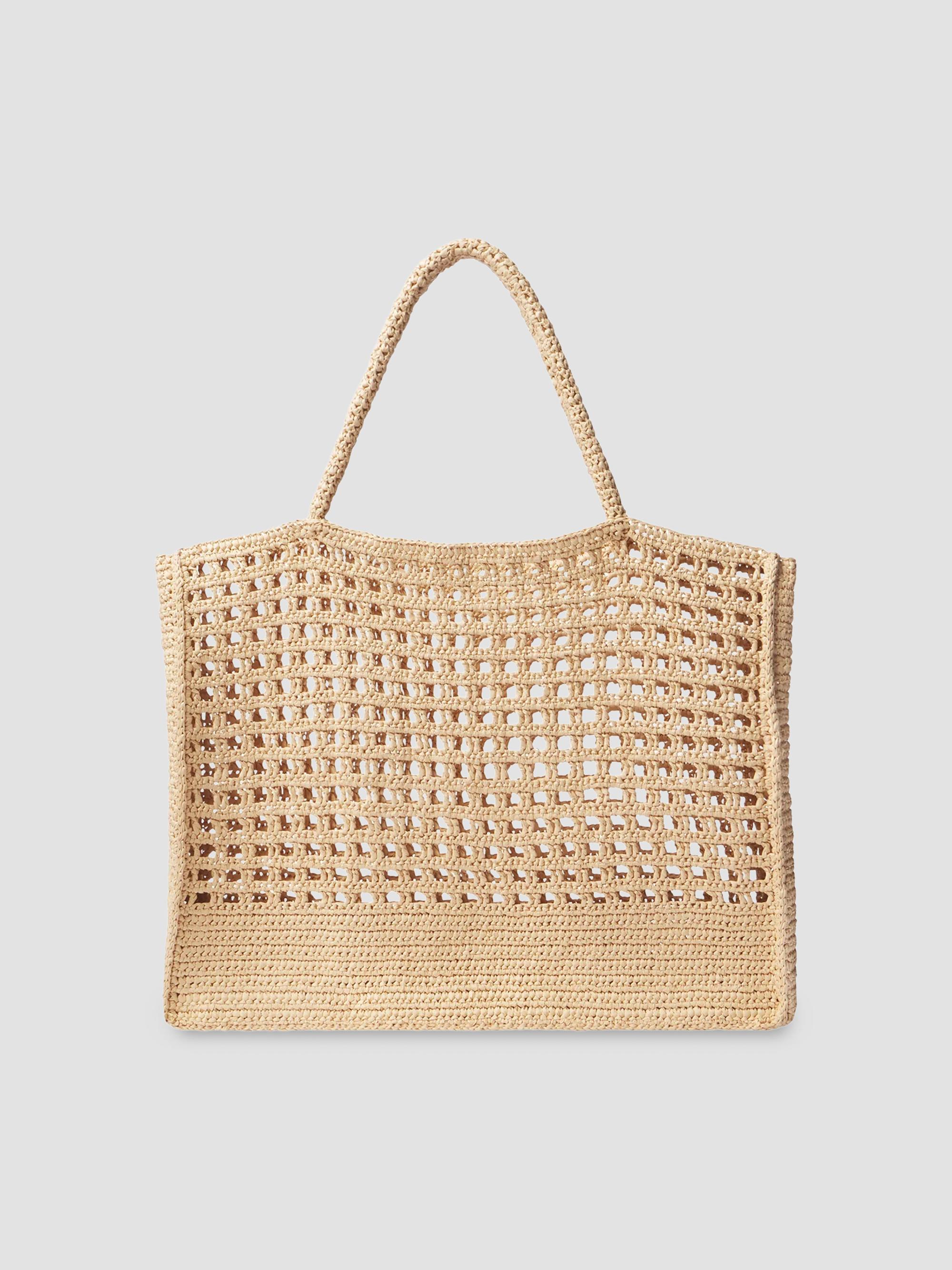 Proenza Schouler White Label Minetta Raffia Shoulder Bag | Saks