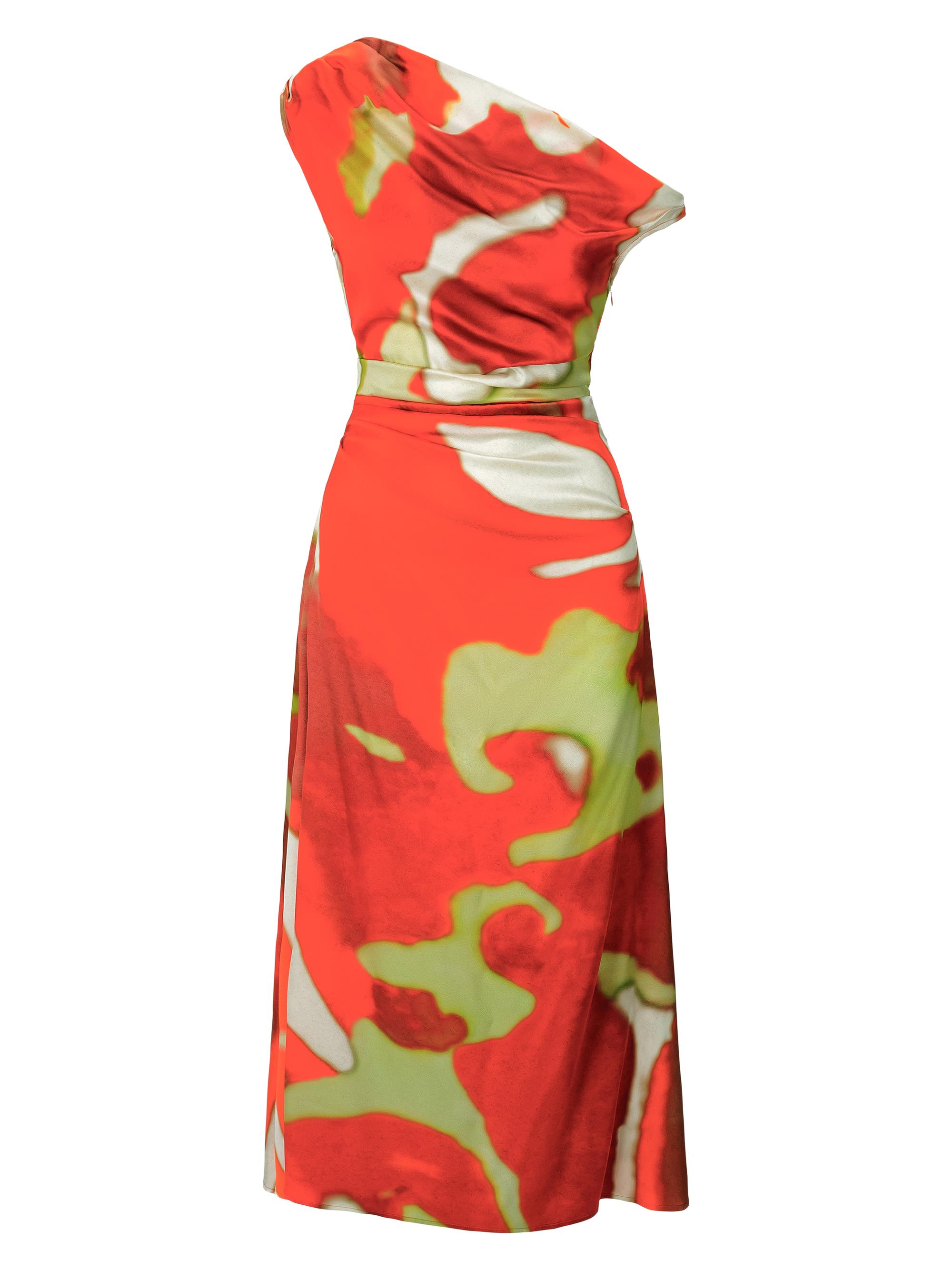 Phare Silk-Blend Midi-Dress