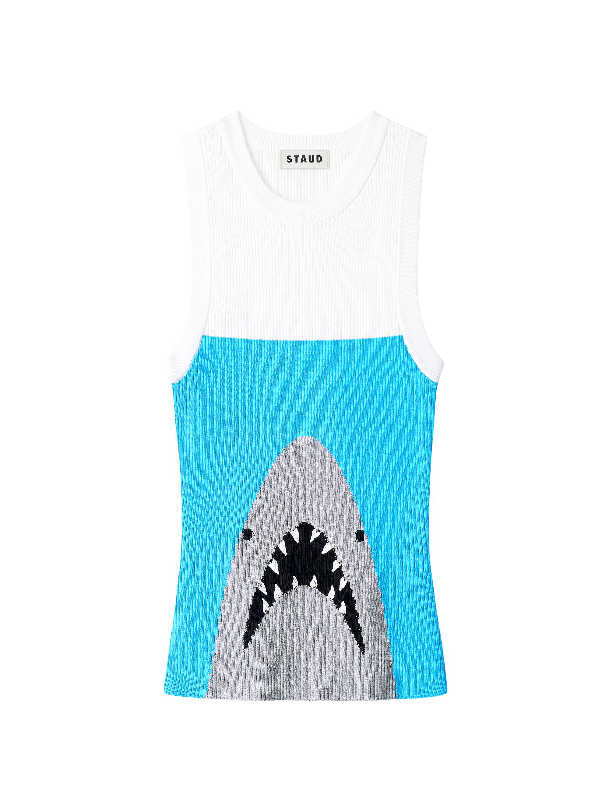 Staud Women's Malia Shark Tank - Great White