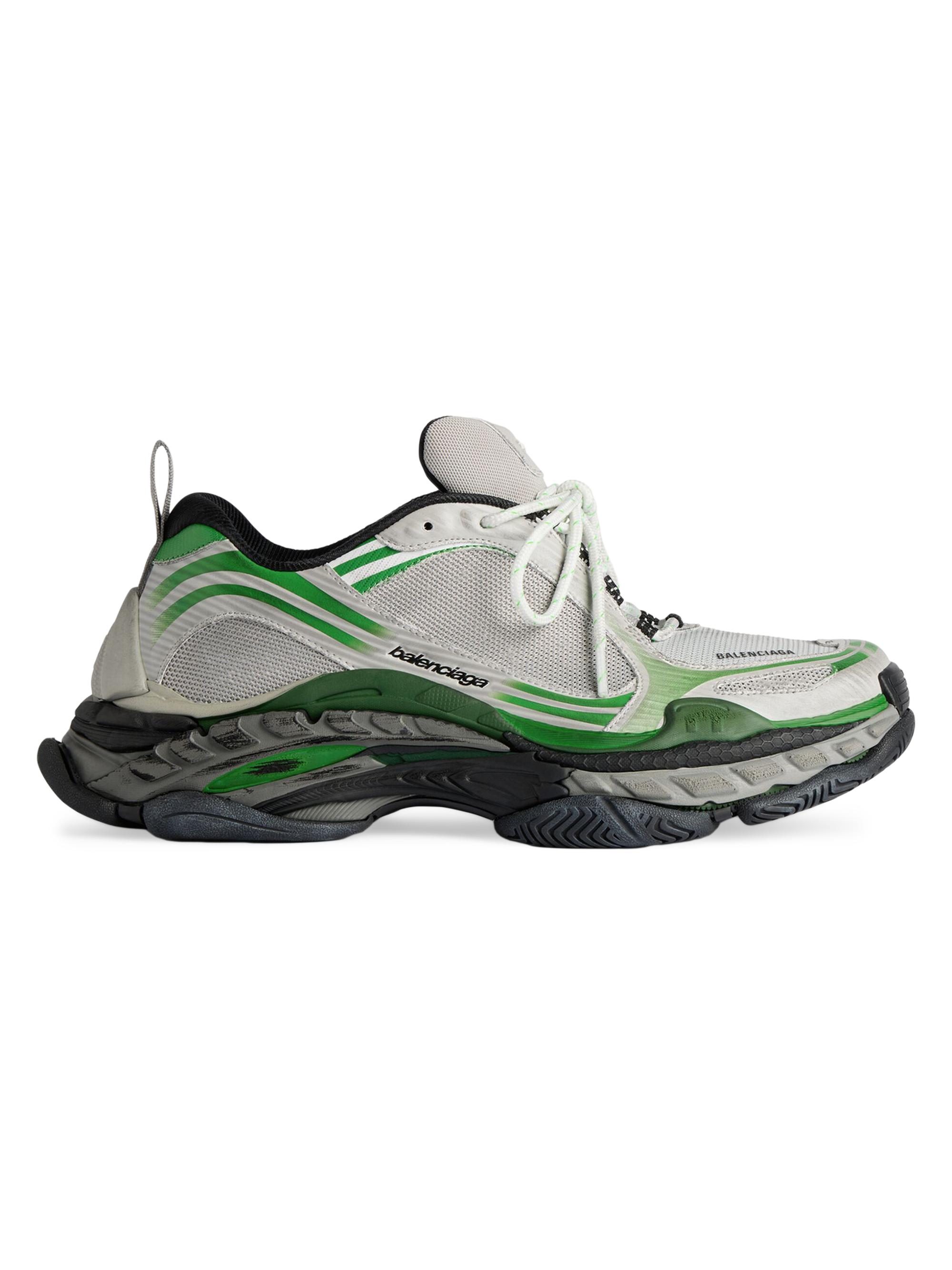 Balenciaga Men's Triple S.2 Sneakers - Grey Green