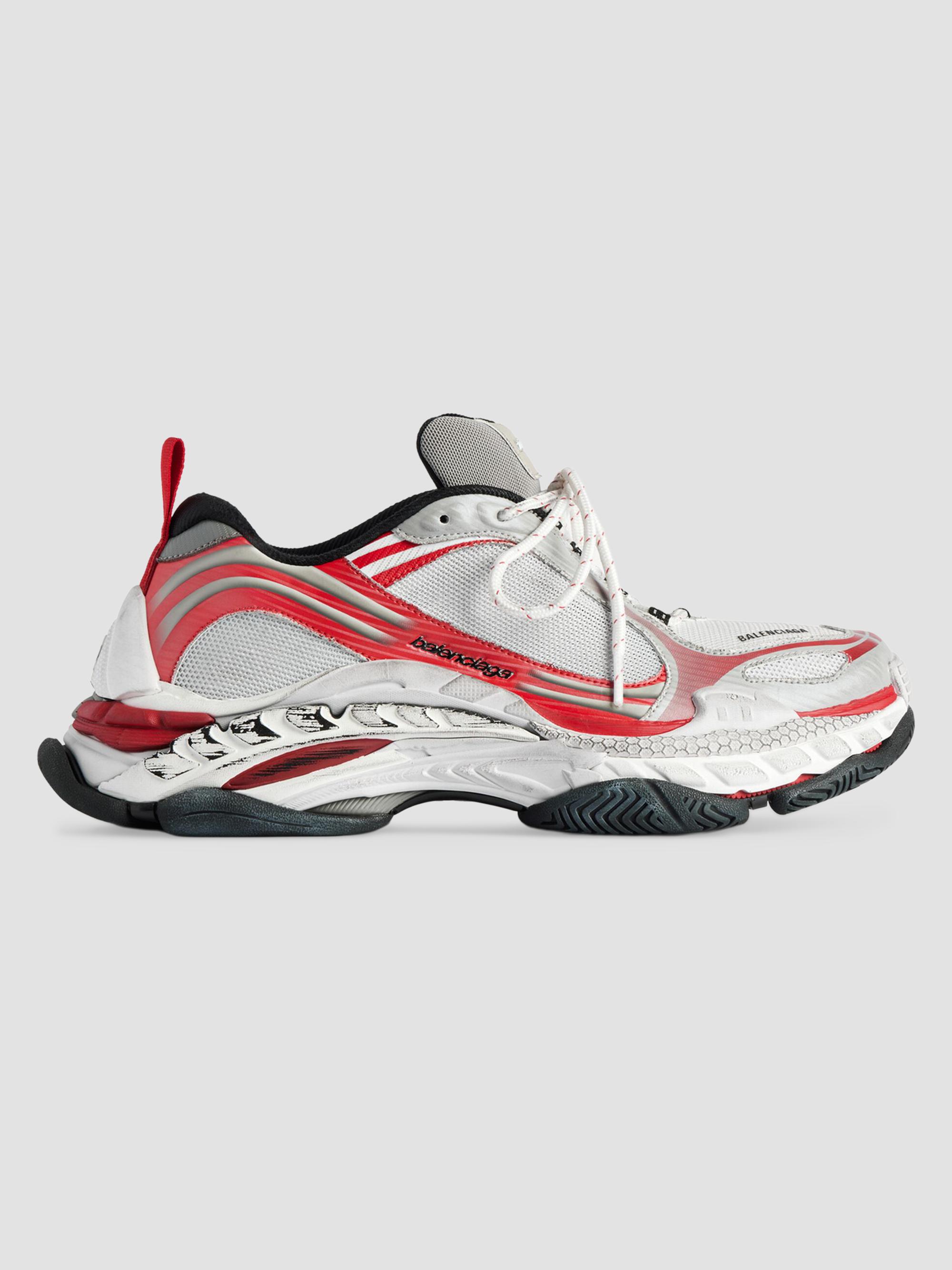 Balenciaga Men's Triple S.2 Sneakers - Grey Red White | Thumbnail 9