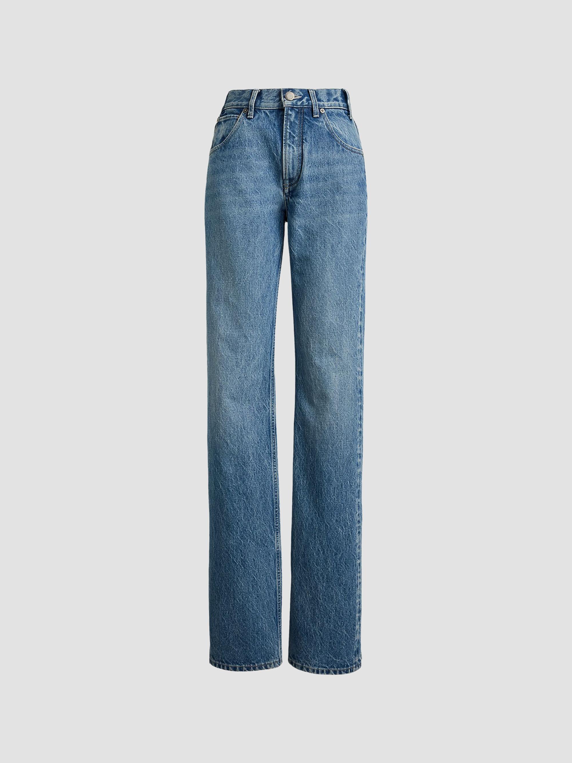 Dolce&Gabbana Lace-Trimmed Straight Mid-Rise Jeans | Saks Fifth Avenue