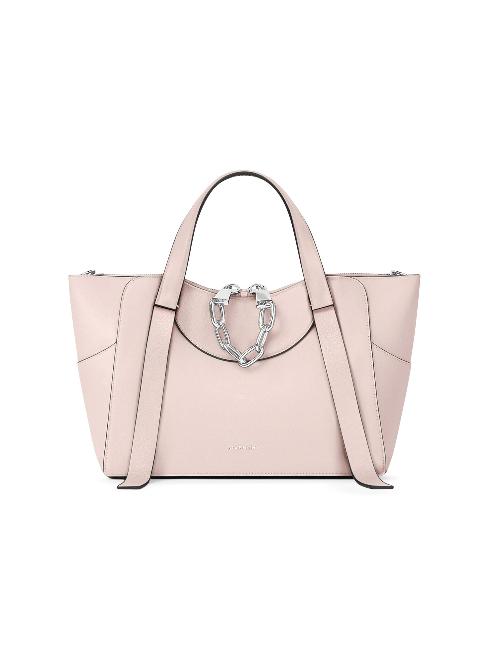 Givenchy Women's  Snatch Top Handle Bag in Grained Leather - Baby Pink