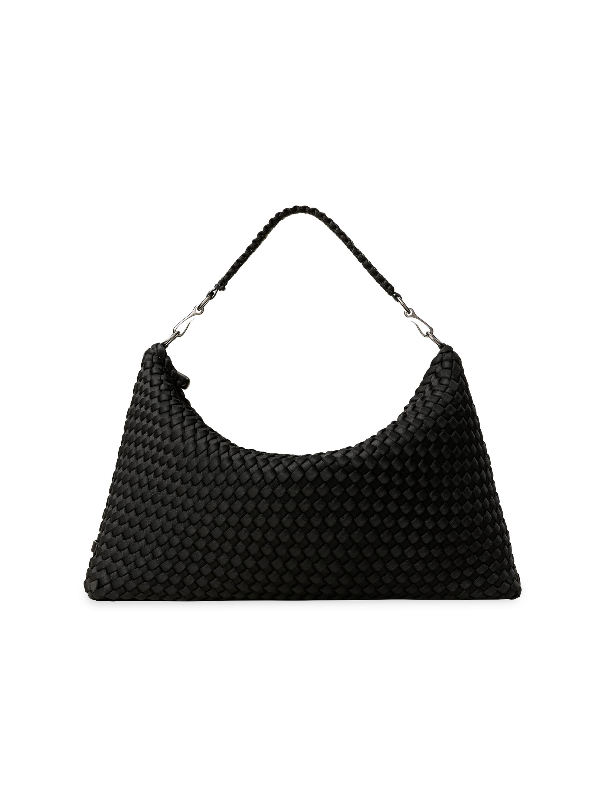 Naghedi Women's Porto  Half-Moon Shoulder Bag - Onyx