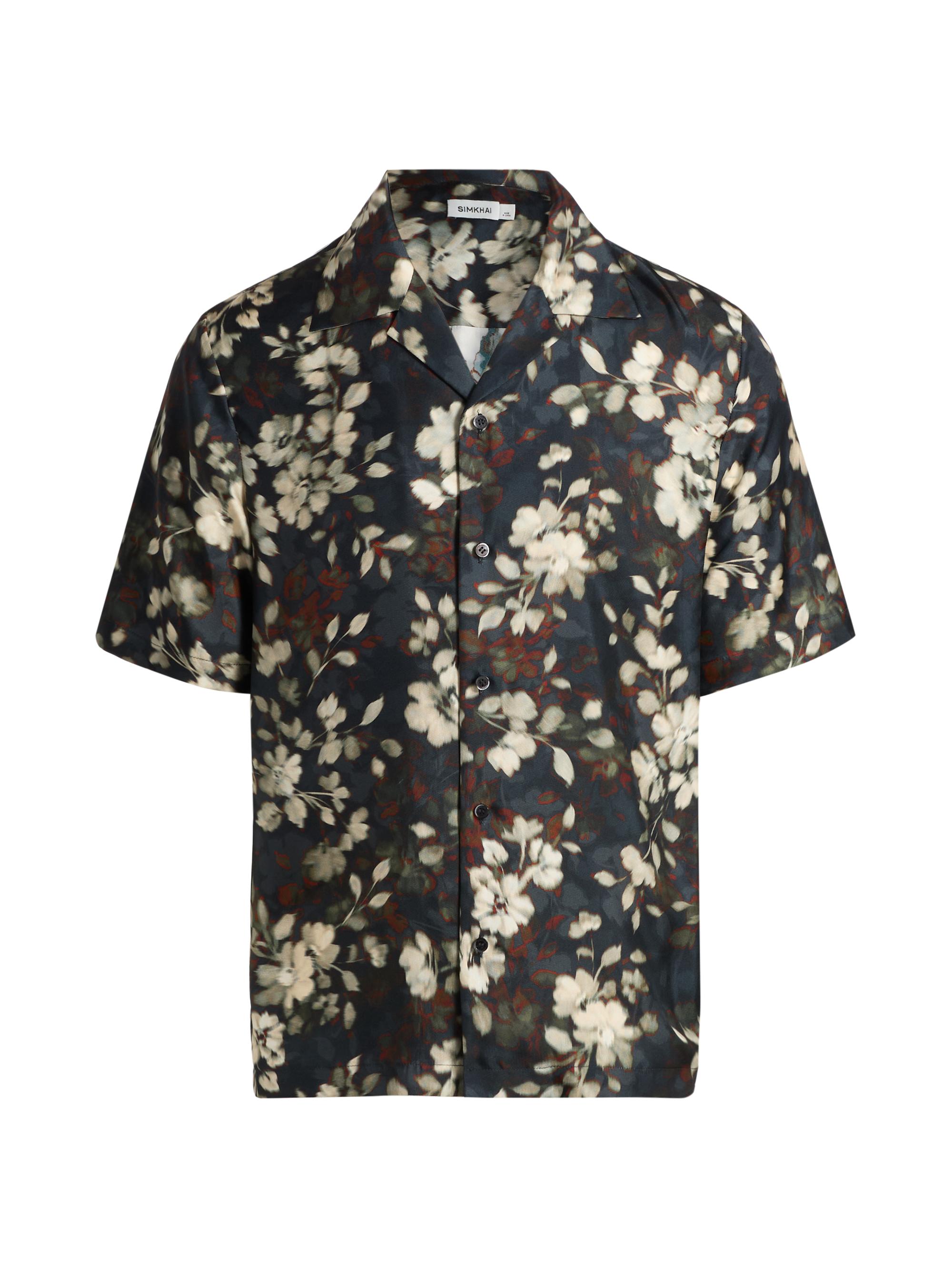 SIMKHAI Men's Casper Floral Silk Shirt - Floral Print