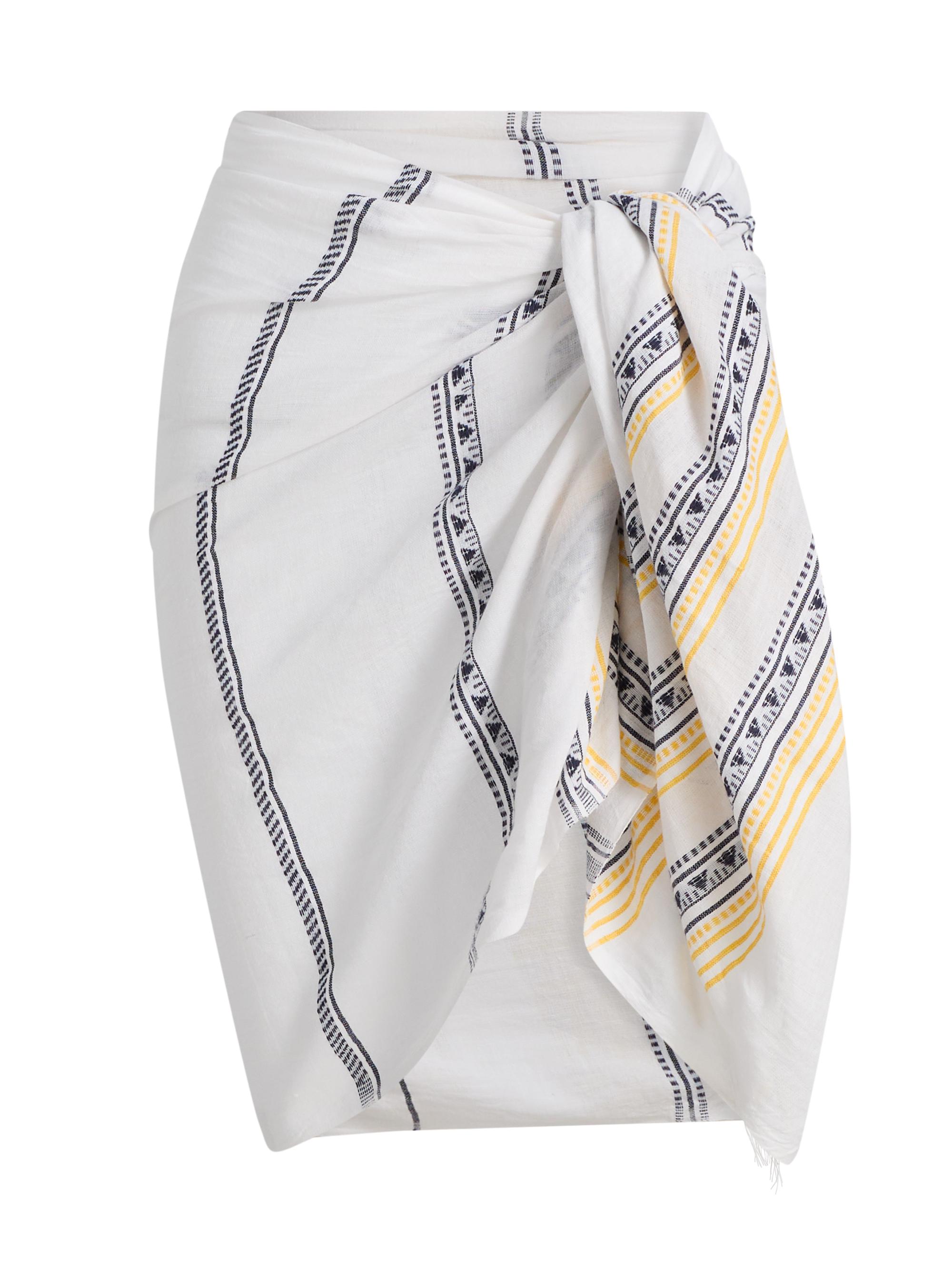 lemlem Women's Lema Geometric Cotton Sarong - Sisi Soleil