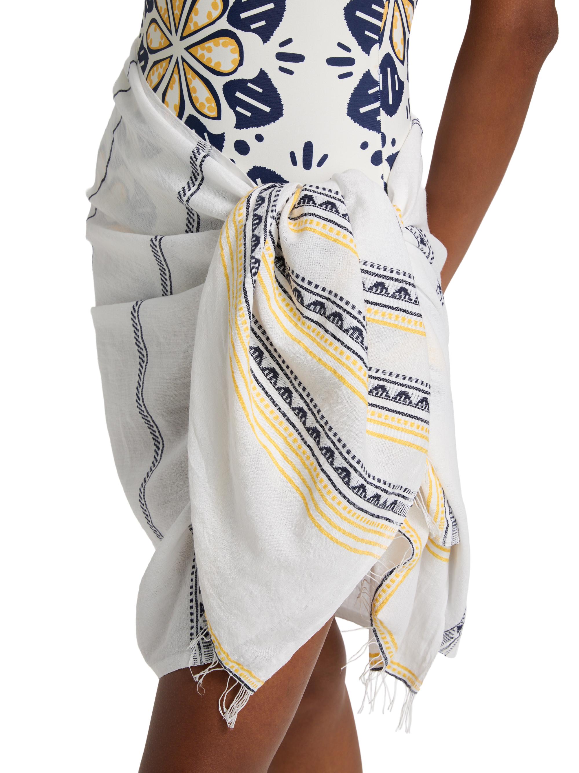 lemlem Women's Lema Geometric Cotton Sarong - Sisi Soleil | Thumbnail 6