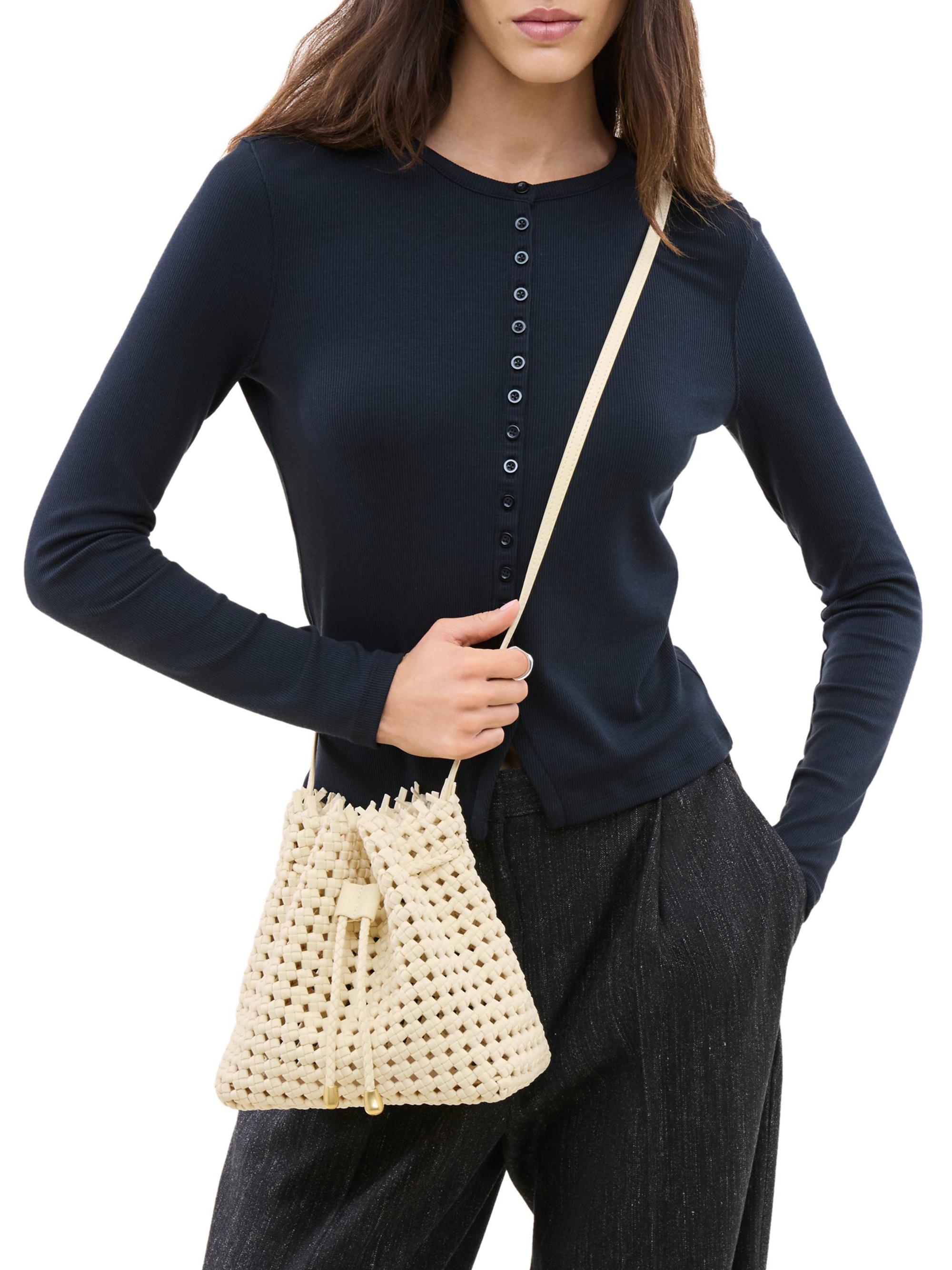 Naghedi Mallorca Open Weave Bucket Bag | Saks Fifth Avenue