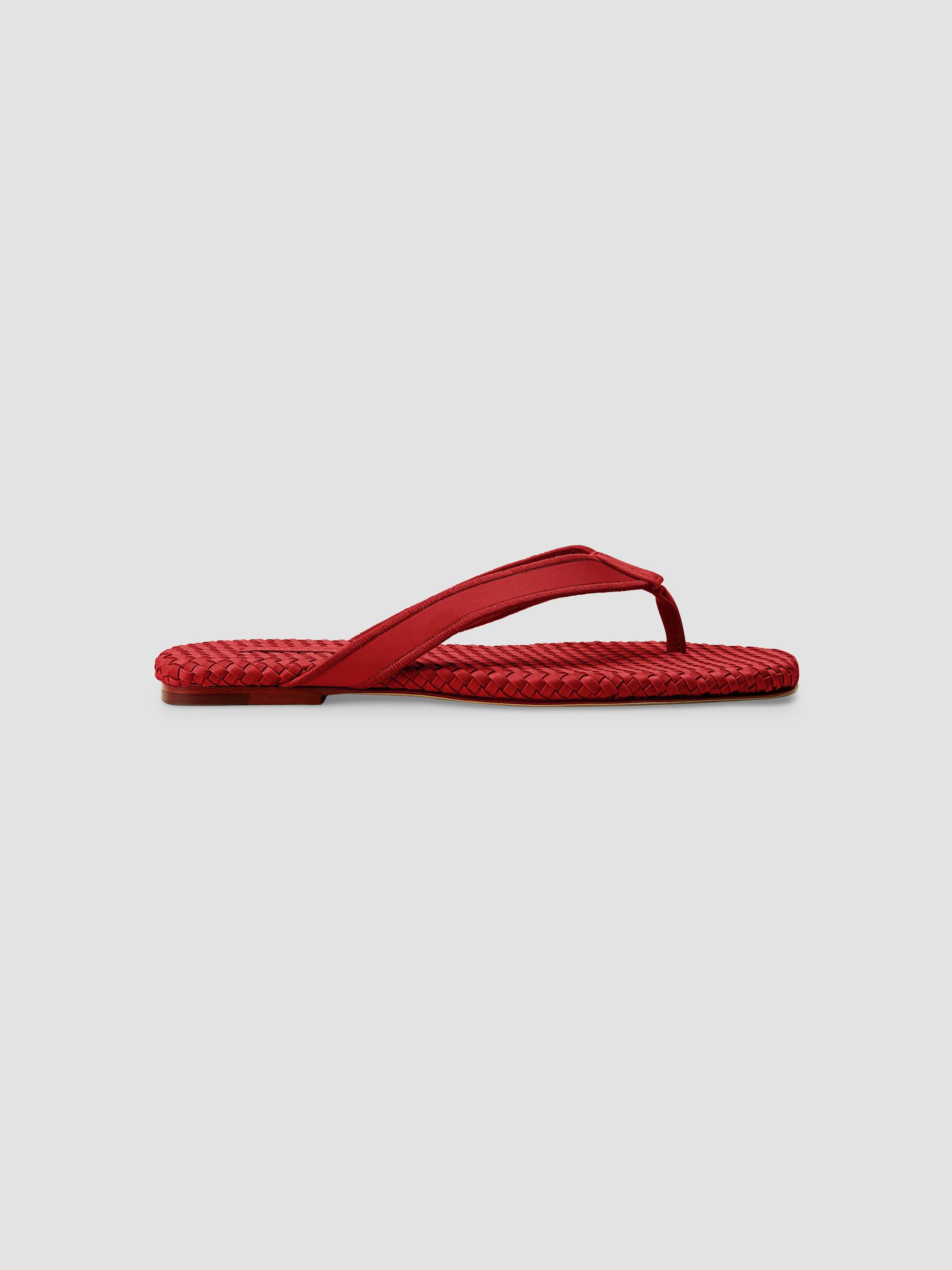 Prada Leather and Crochet Slides | Saks Fifth Avenue