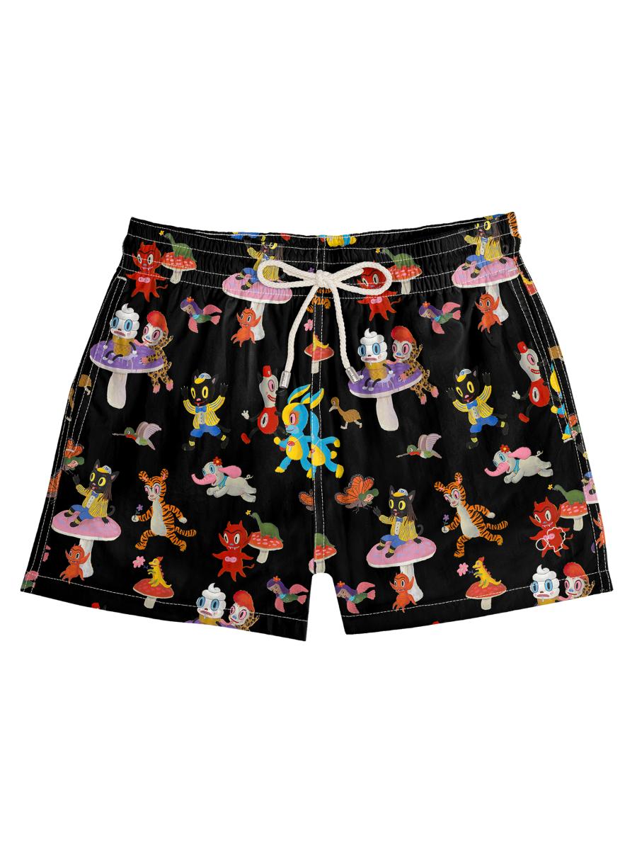 Arrels Barcelona Men's Catch The Wind Swim Shorts In Multi