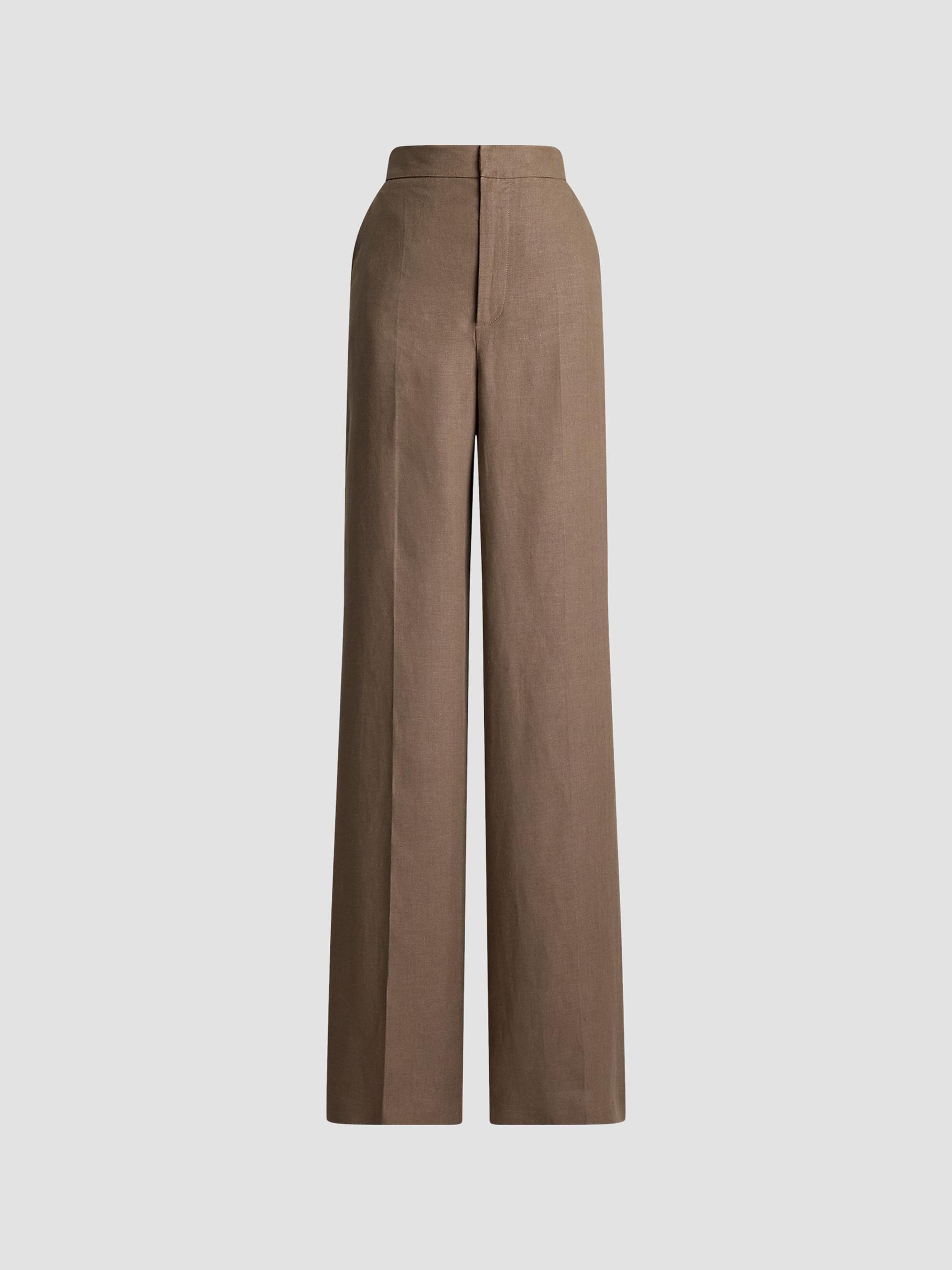 Ralph Lauren Collection Wide-Leg Linen Pants | Saks Fifth Avenue
