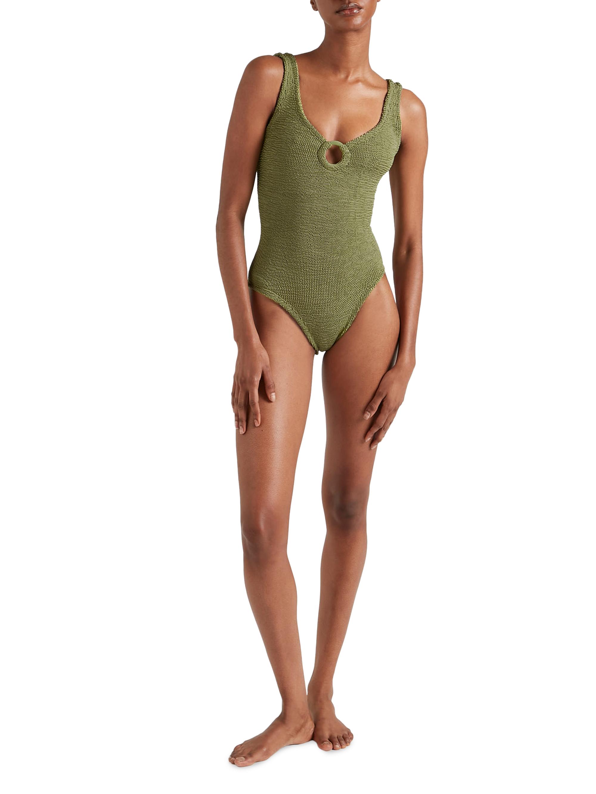 Hunza G Celine O-Ring One-Piece Swimsuit | Saks Fifth Avenue