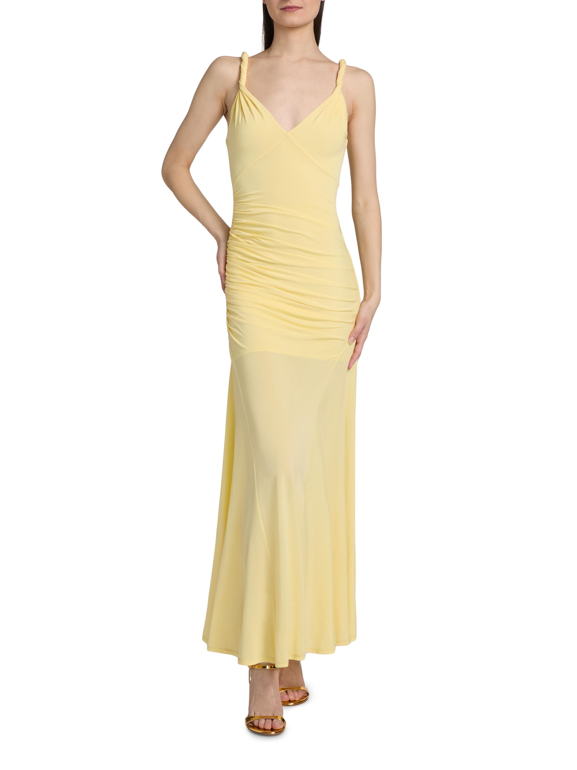ALICE + OLIVIA Bianca Twist-Strap Maxi Dress | Saks Fifth Avenue