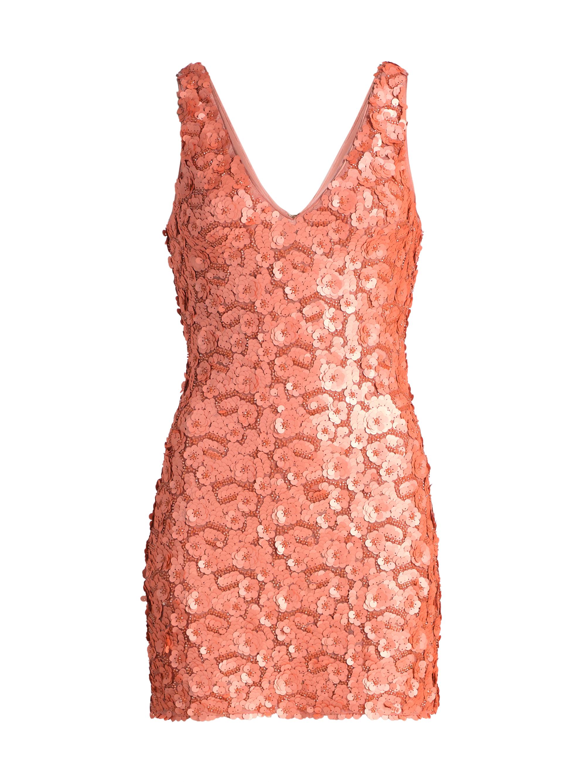 Ramy Brook Women's Kinsley Floral Sequined Minidress - Coral Paillette