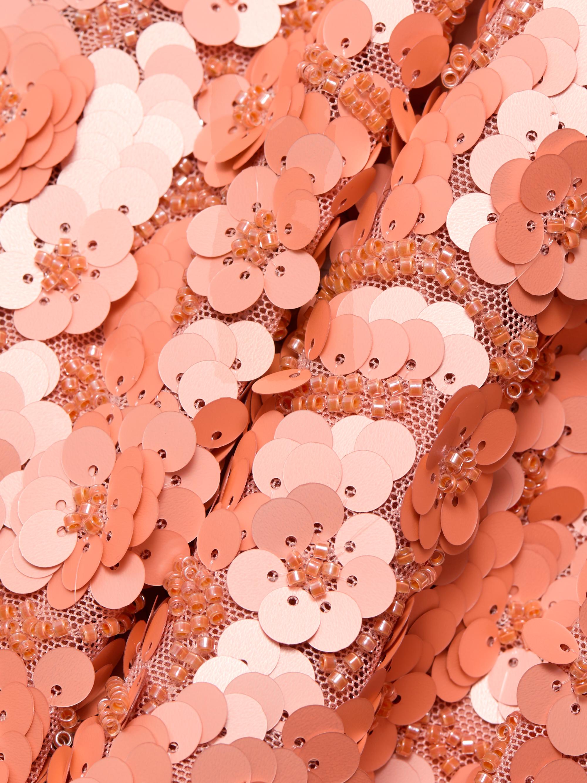 Ramy Brook Women's Kinsley Floral Sequined Minidress - Coral Paillette | Thumbnail 7