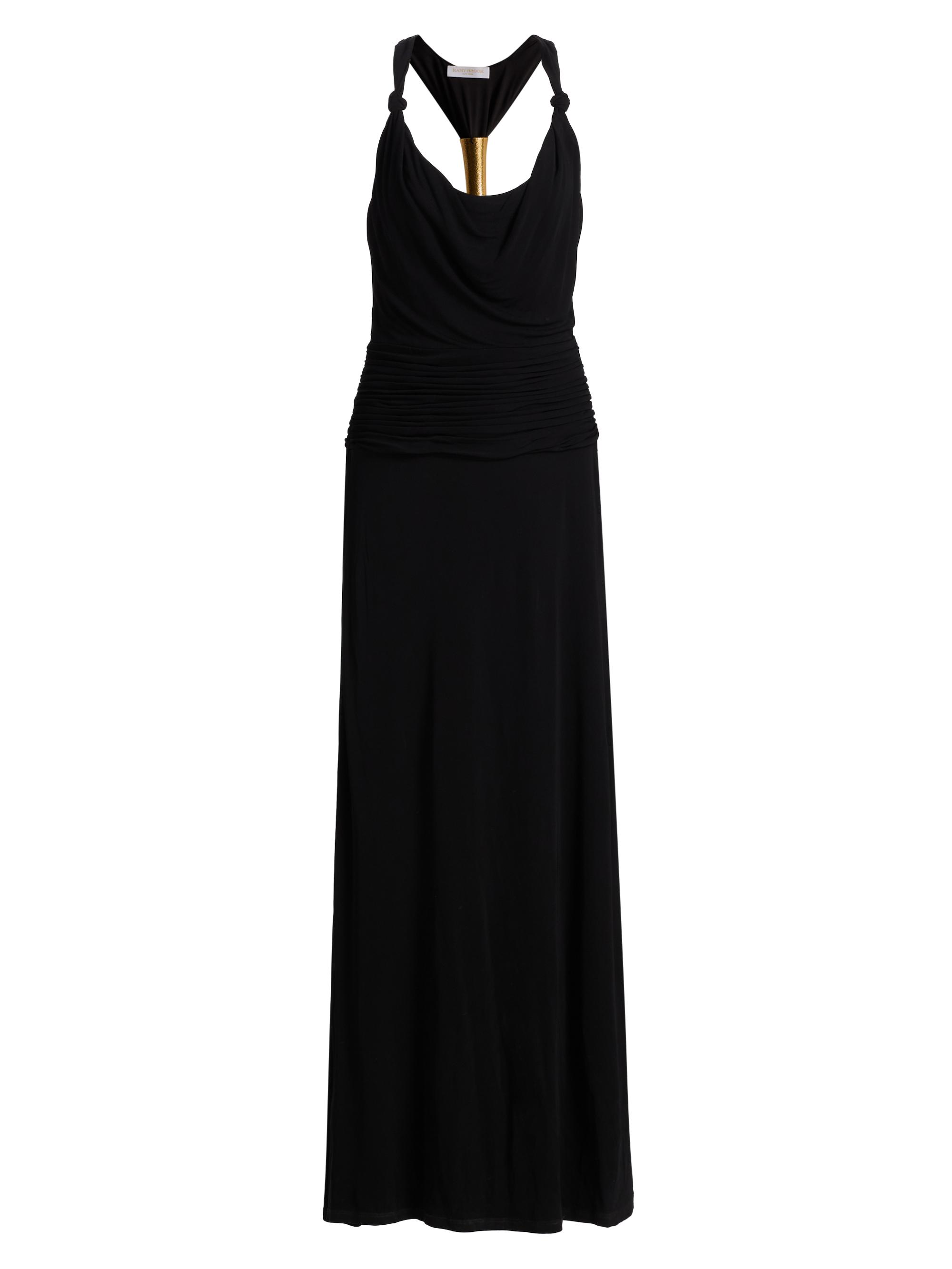 Ramy Brook Women's Mariah Hardware Racerback Gown - Black