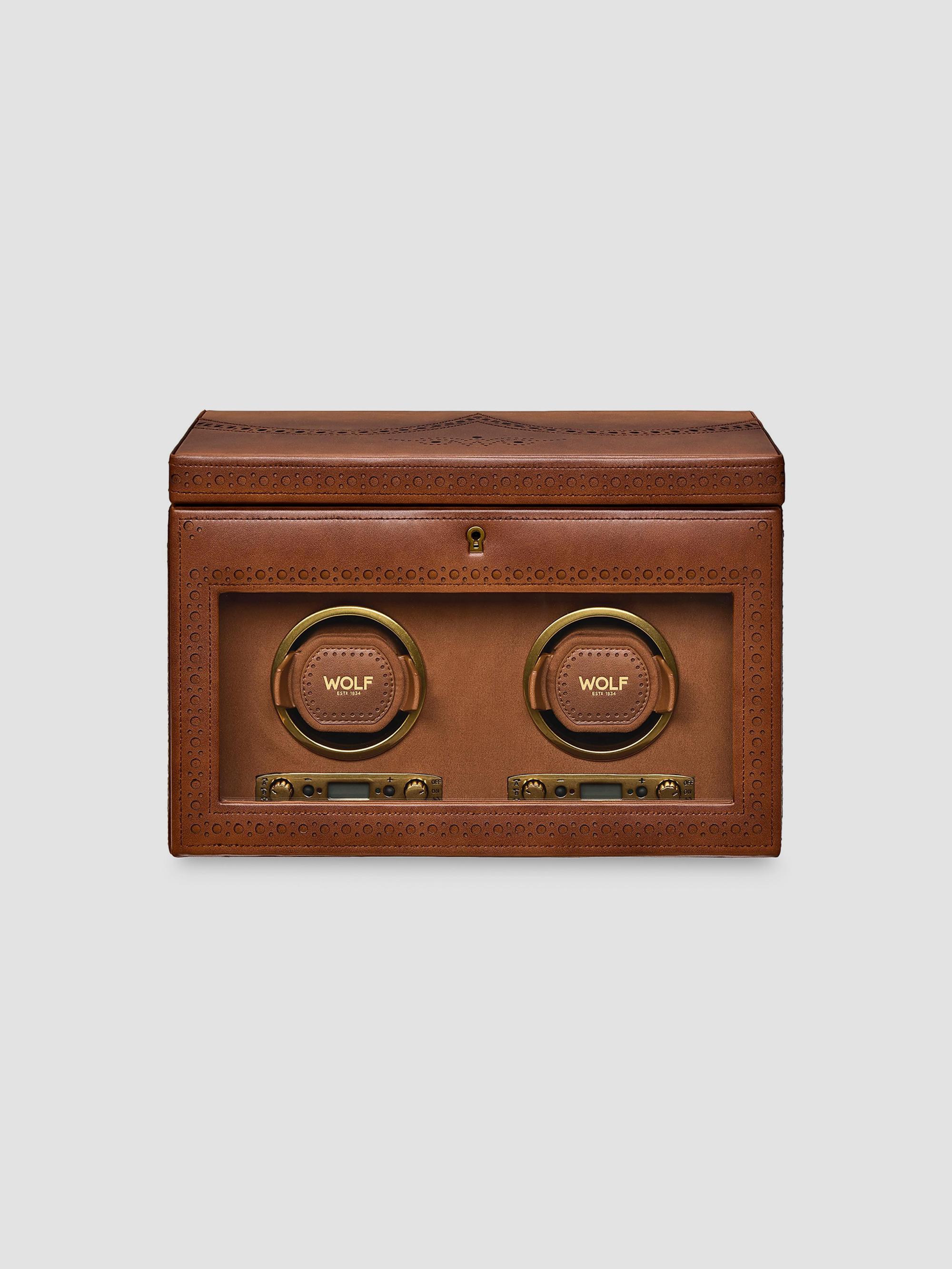 Wolf Designs Brogue Double Watch Winder – 25% Off