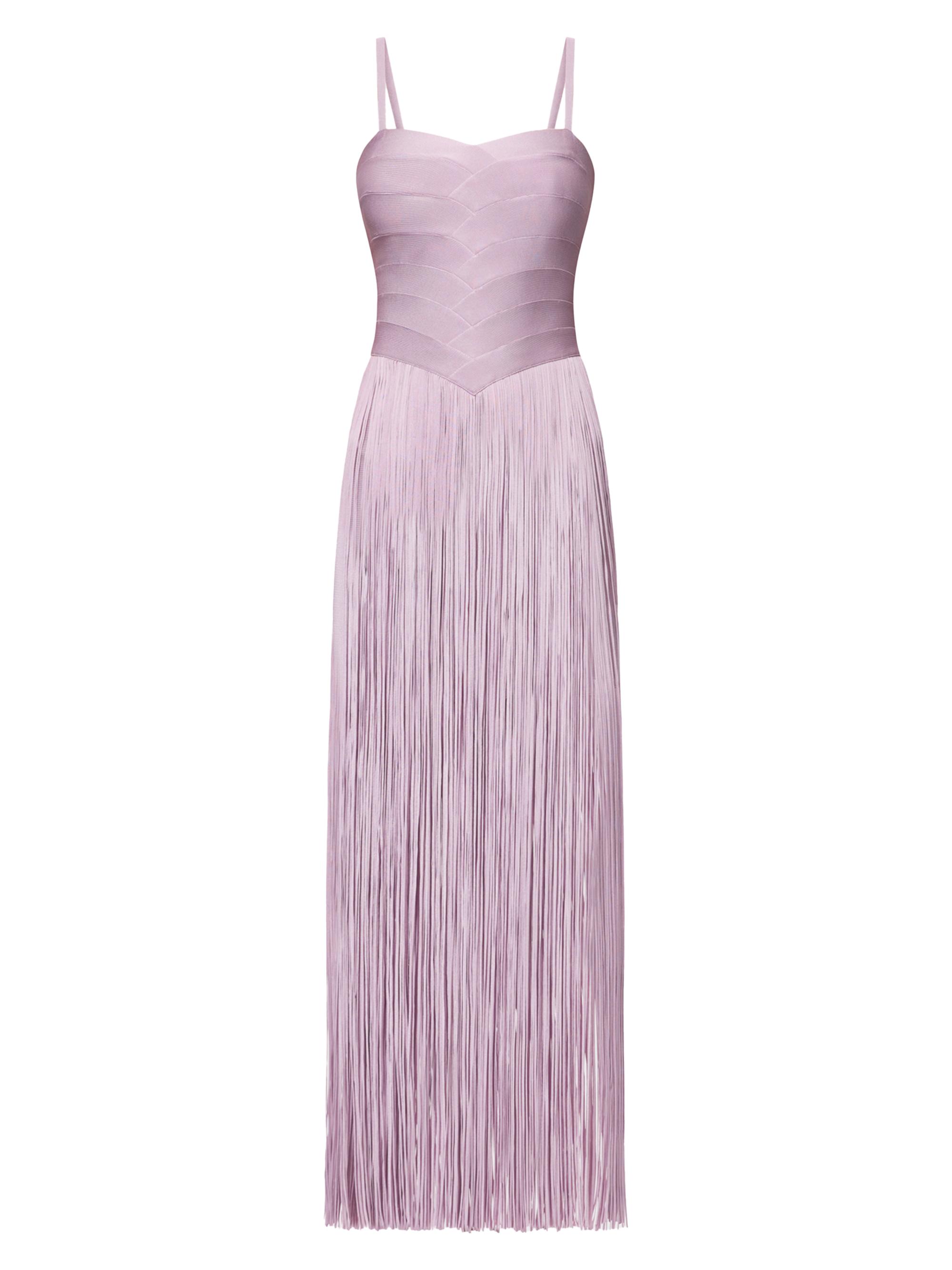 Hervé Léger Women's The Ember Fringe Maxi Dress - Aster | Thumbnail 8