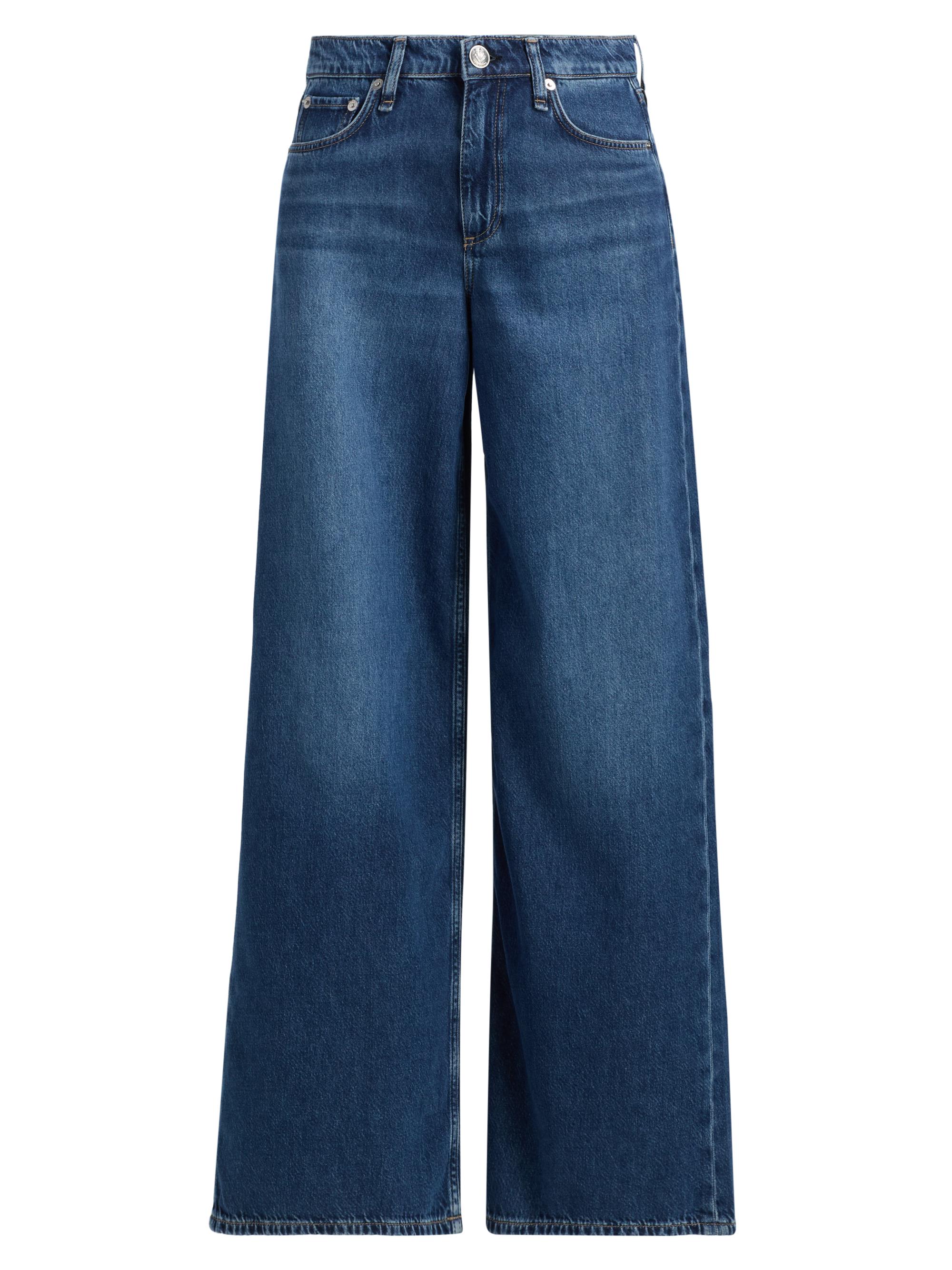 rag & bone Logan Mid-Rise Wide-Leg Jeans | Saks Fifth Avenue