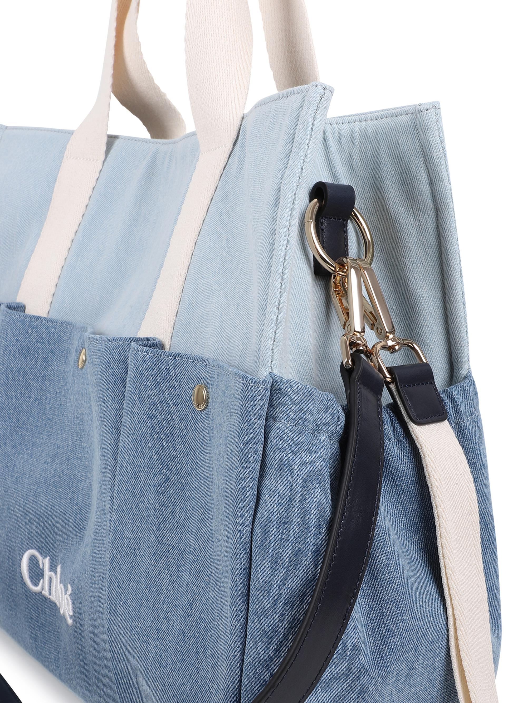 Chloé Two-Toned Logo Changing Bag | Saks Fifth Avenue