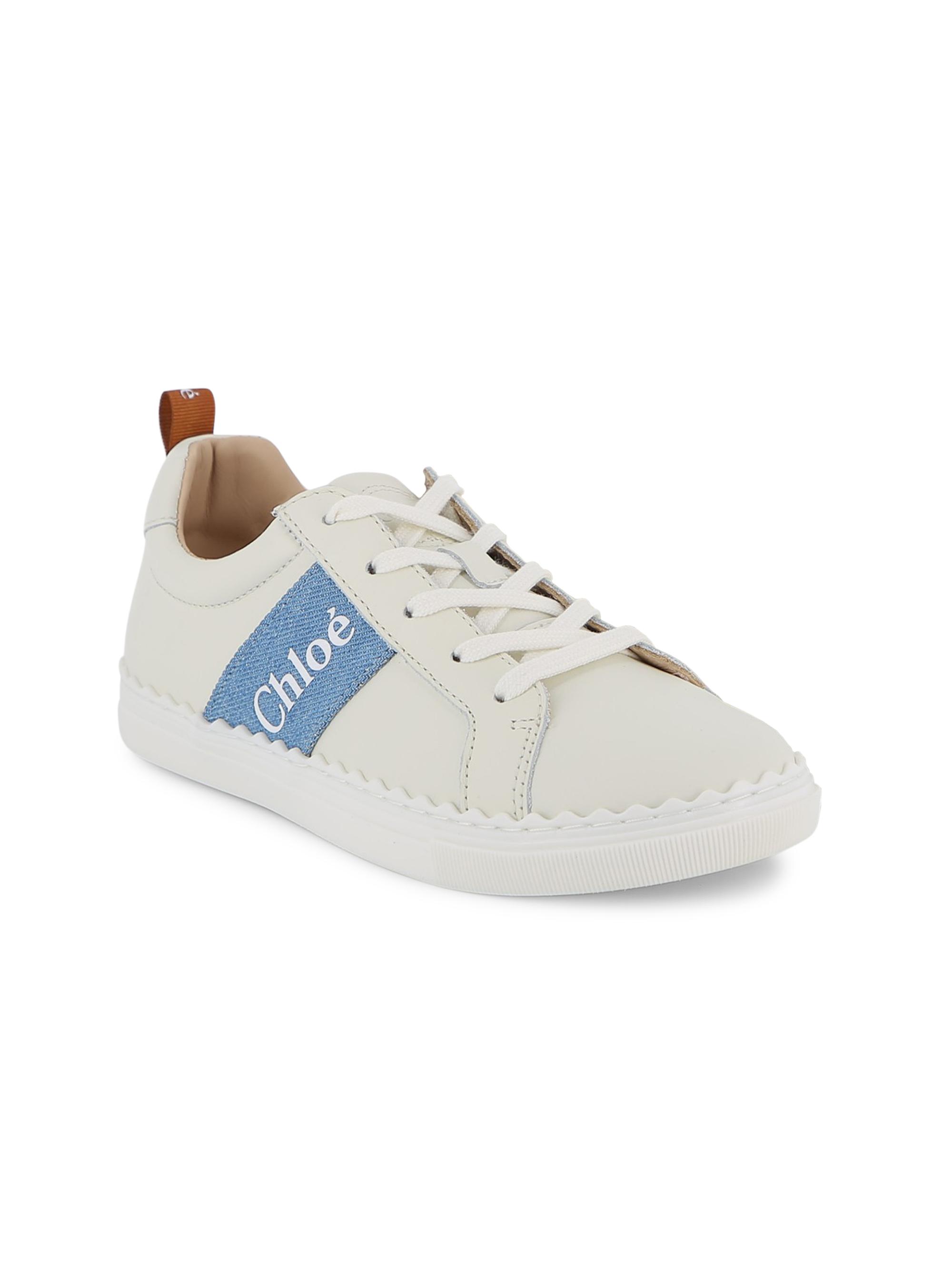 Chloé Baby Girl's, Little Girl's & Girl's Lauren Low-Top Sneakers - Offwhite 5 (Child)