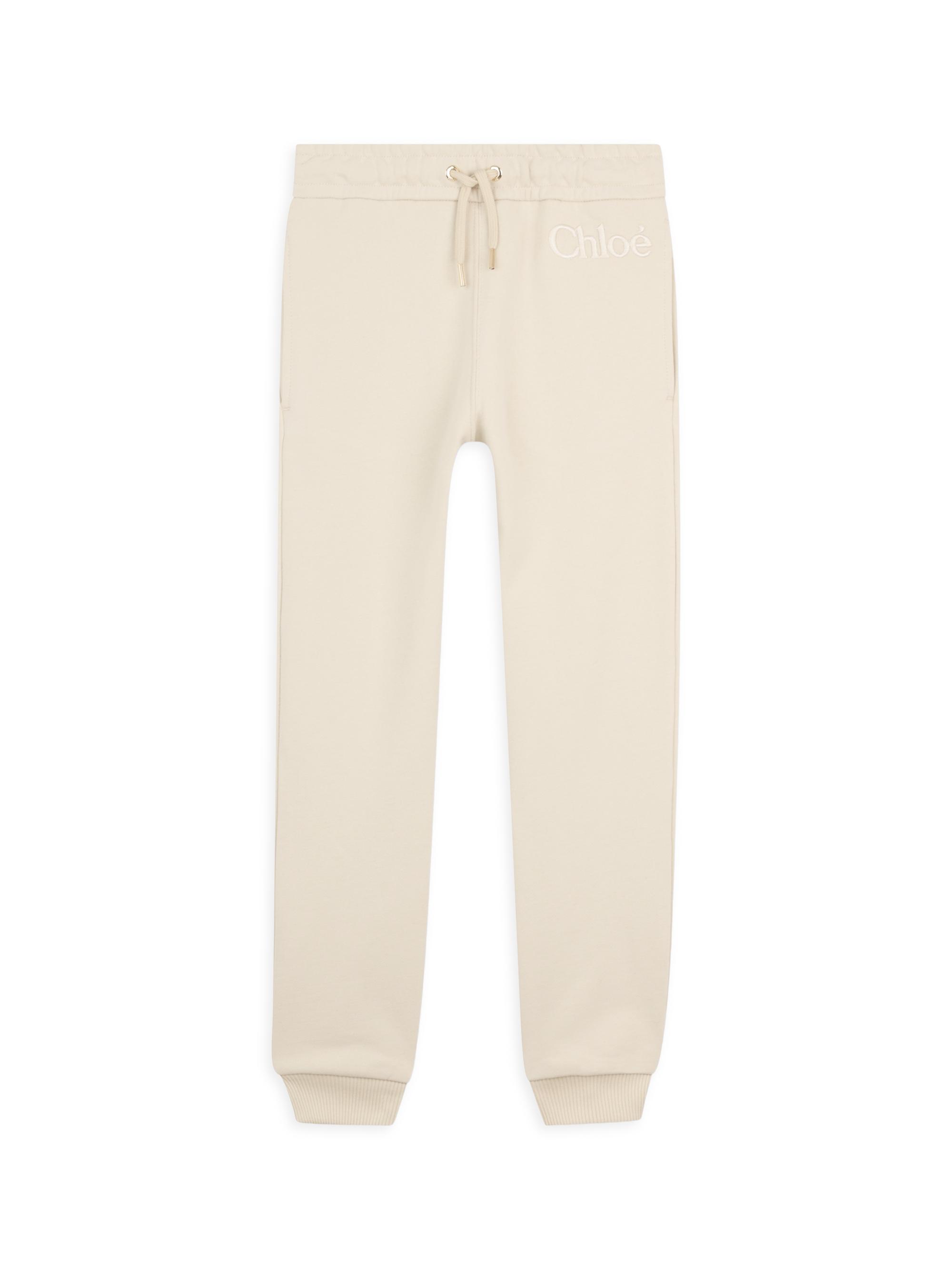 Chloé Little Girl's & Girl's Logo Joggers - Light Lime