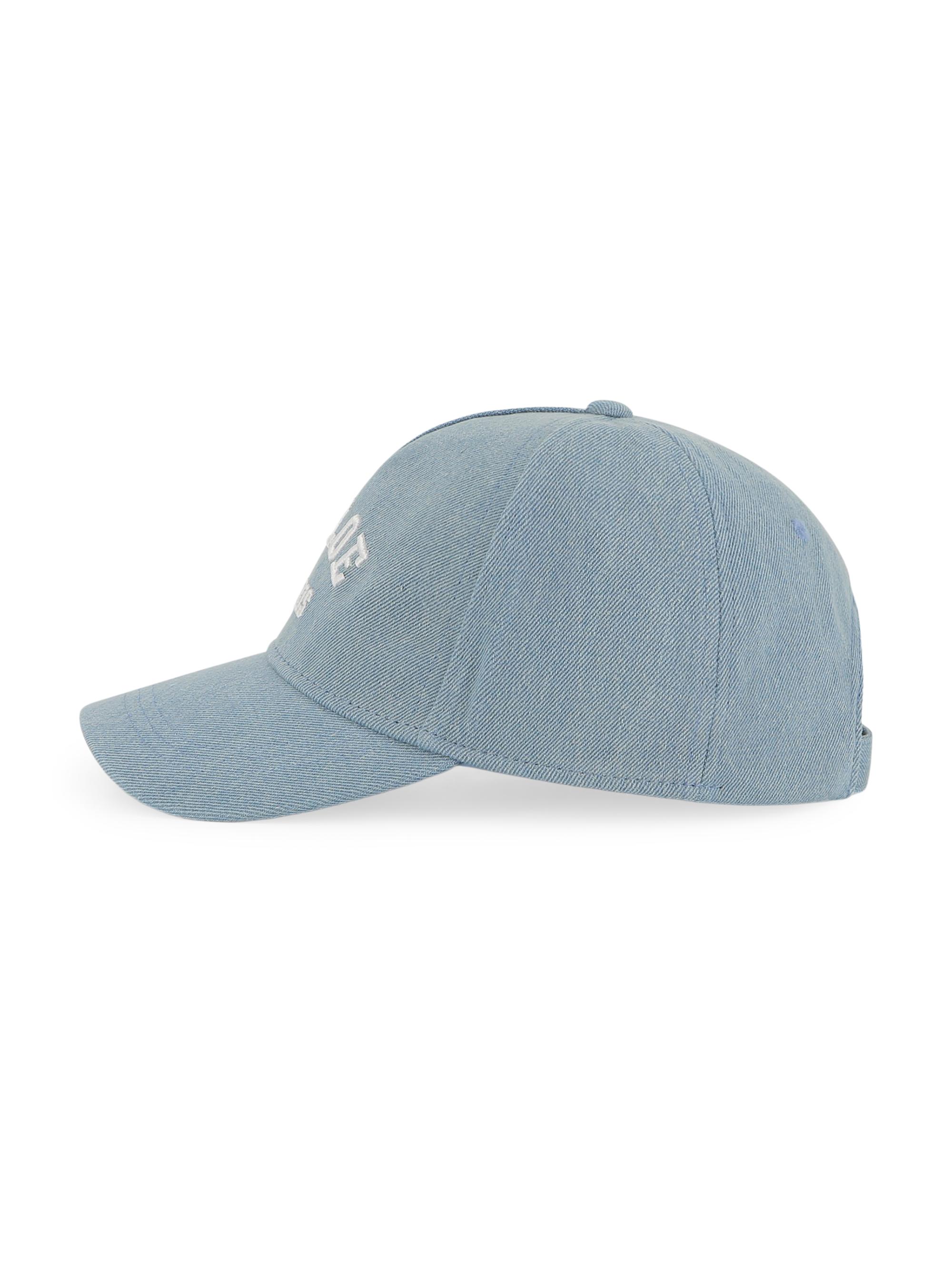 Chloé Girl's Logo Baseball Cap - Denim Blue | Thumbnail 3